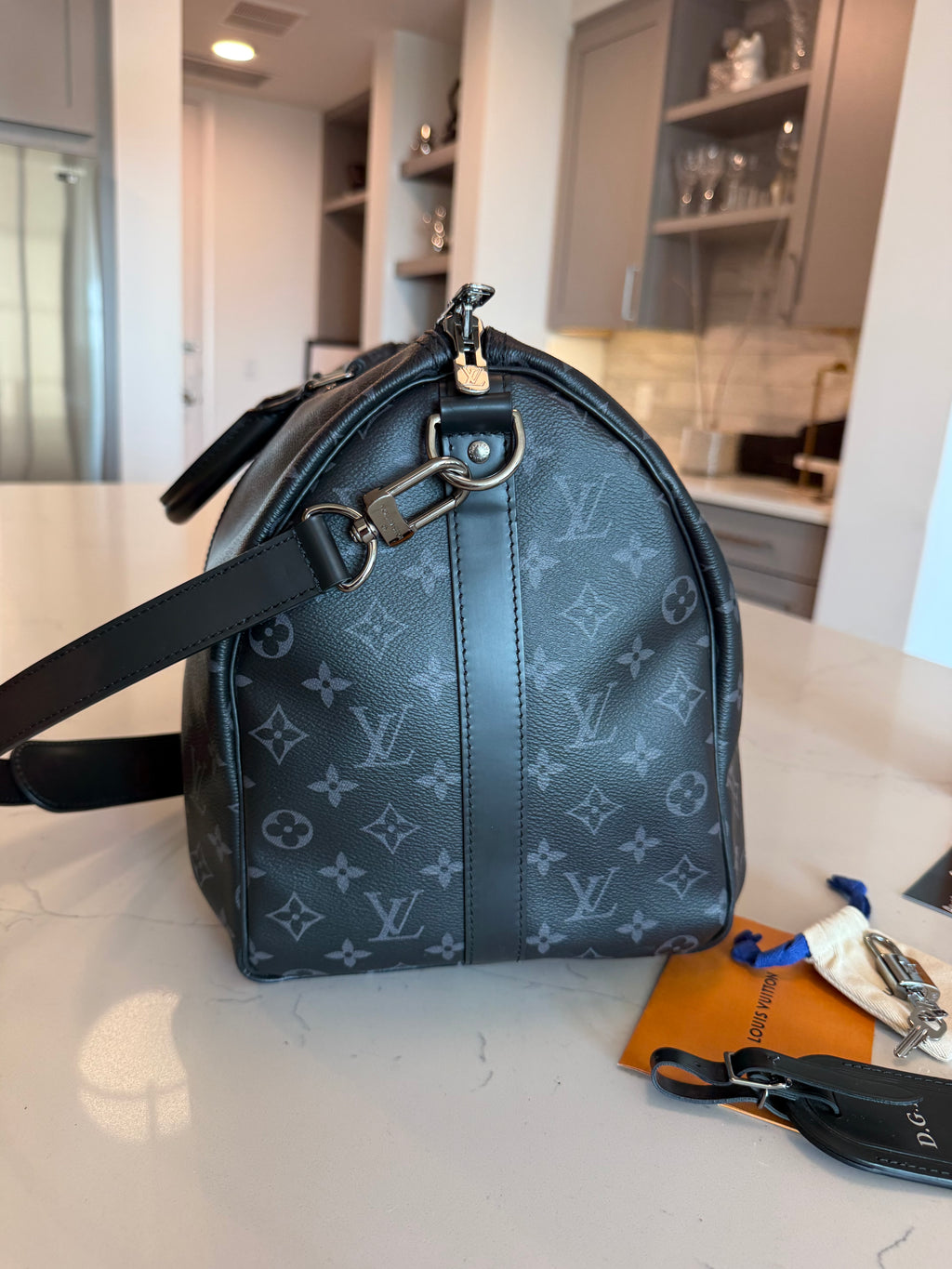 Louis Vuitton Keepall 45 Bandouliere Eclipse