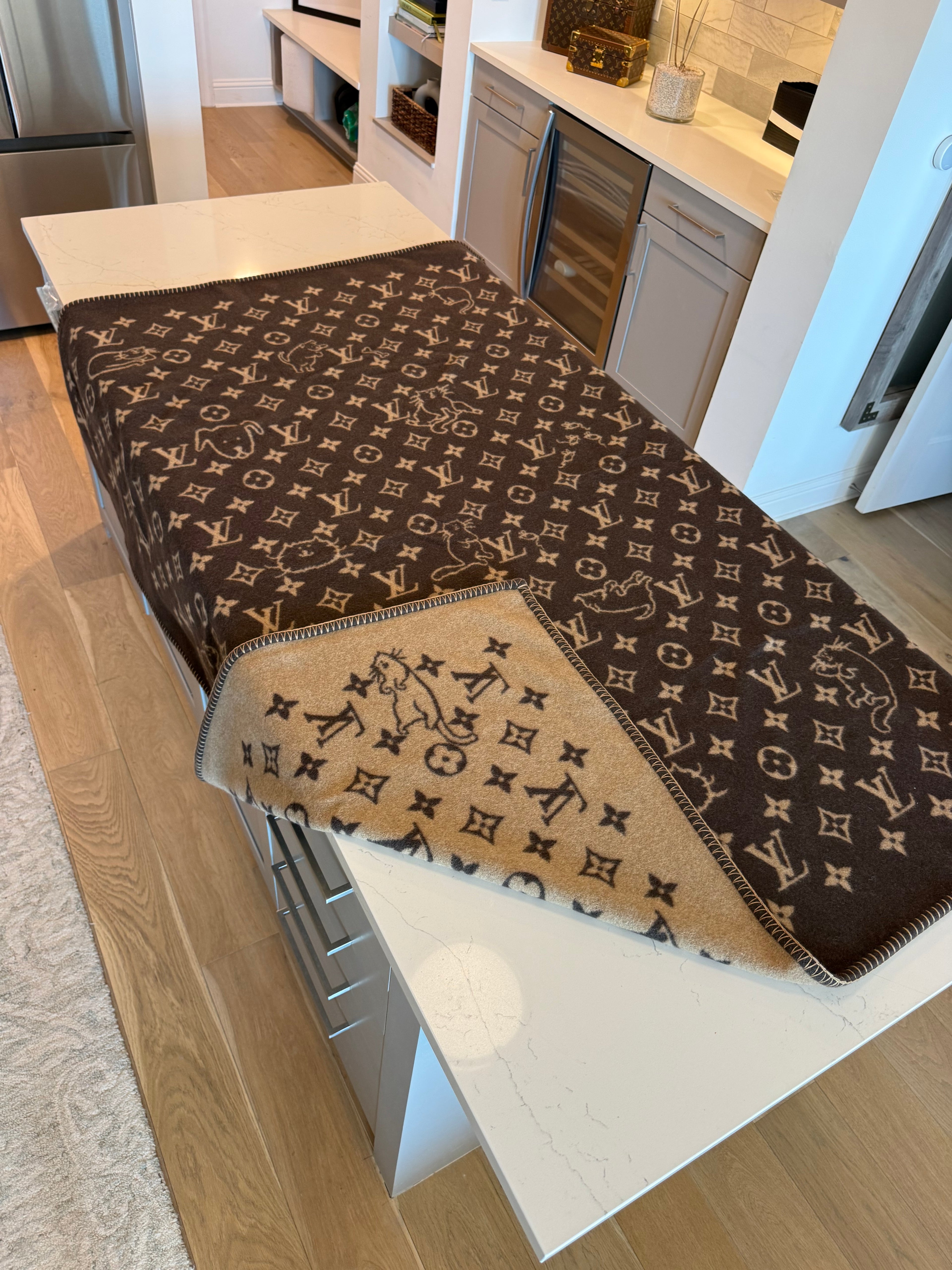 Louis Vuitton Catogram Neo Wool Blanket