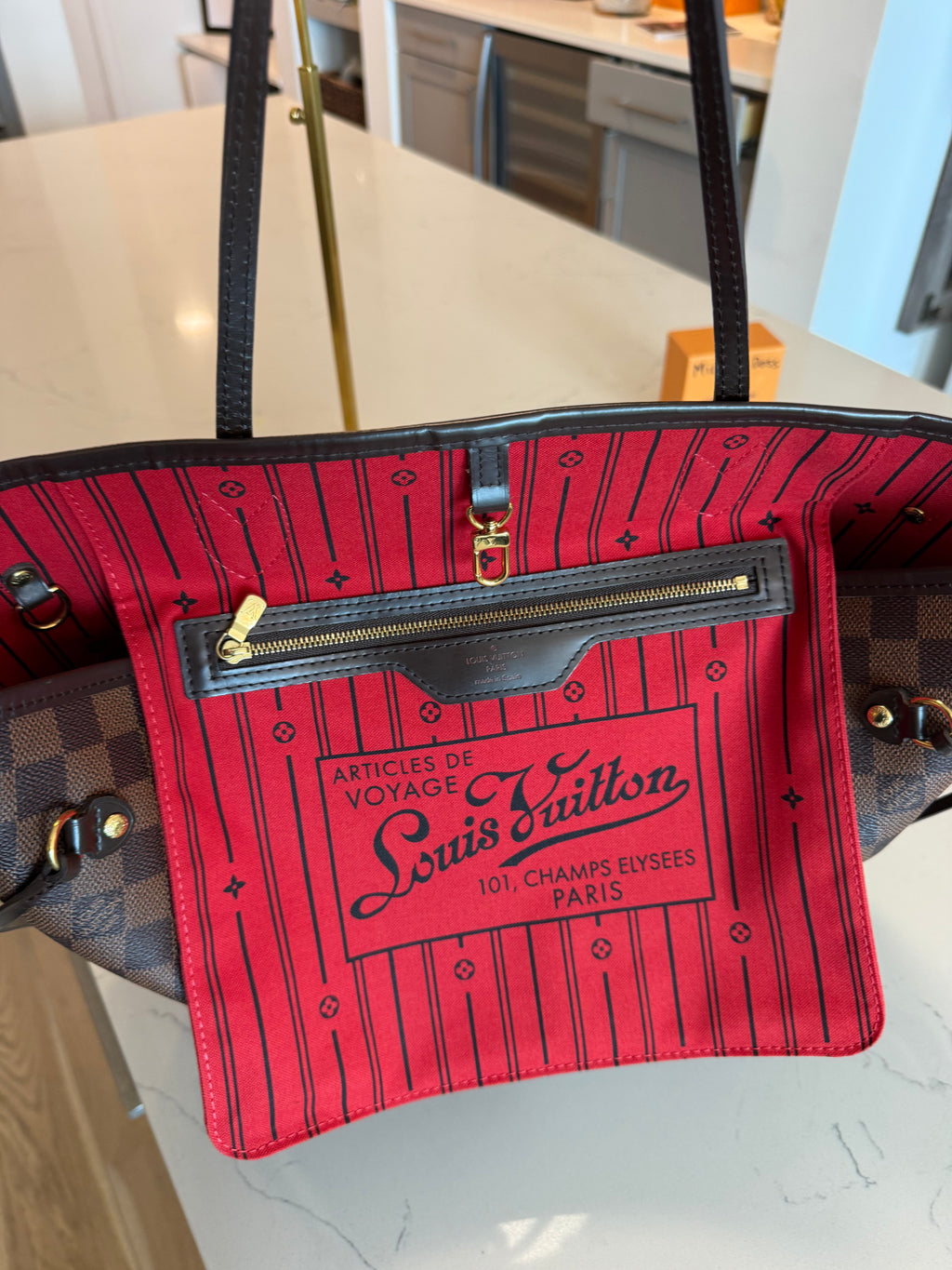 Louis Vuitton Neverfull MM Damier Ebene