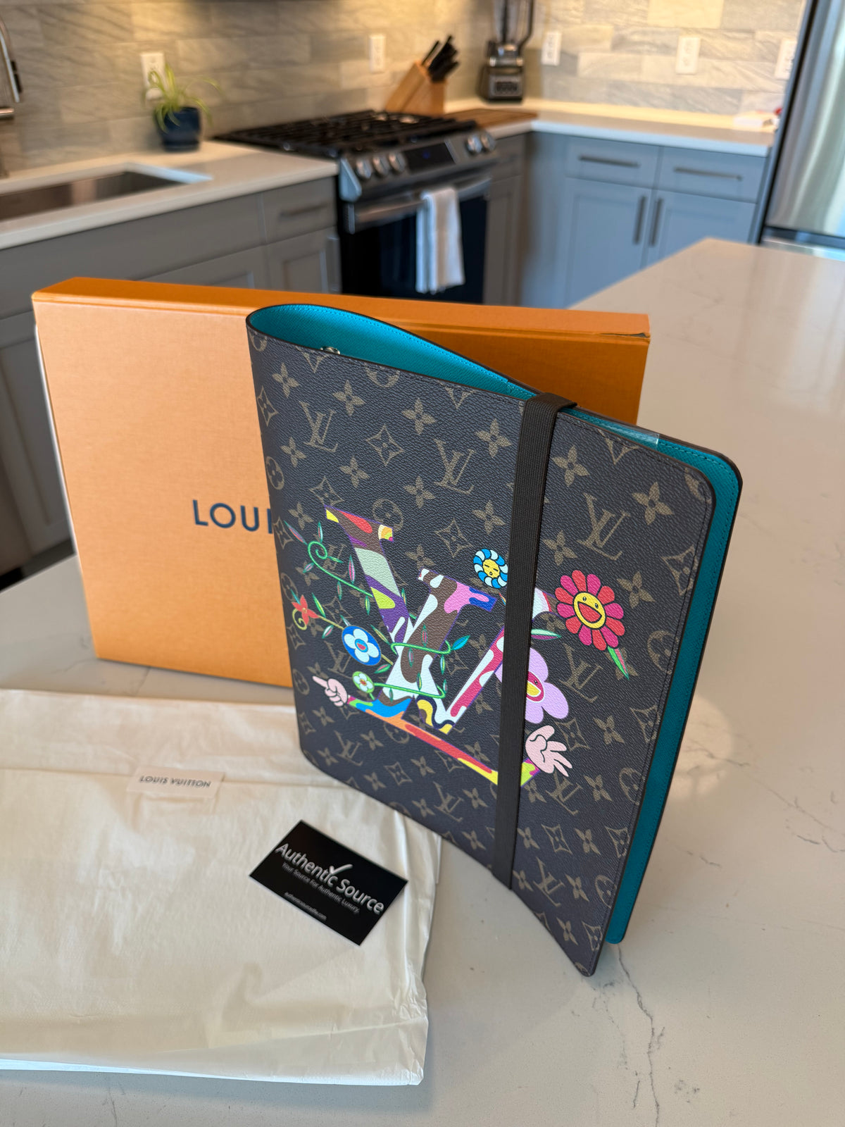 Louis Vuitton x Takashi Murakami Superflat Binder