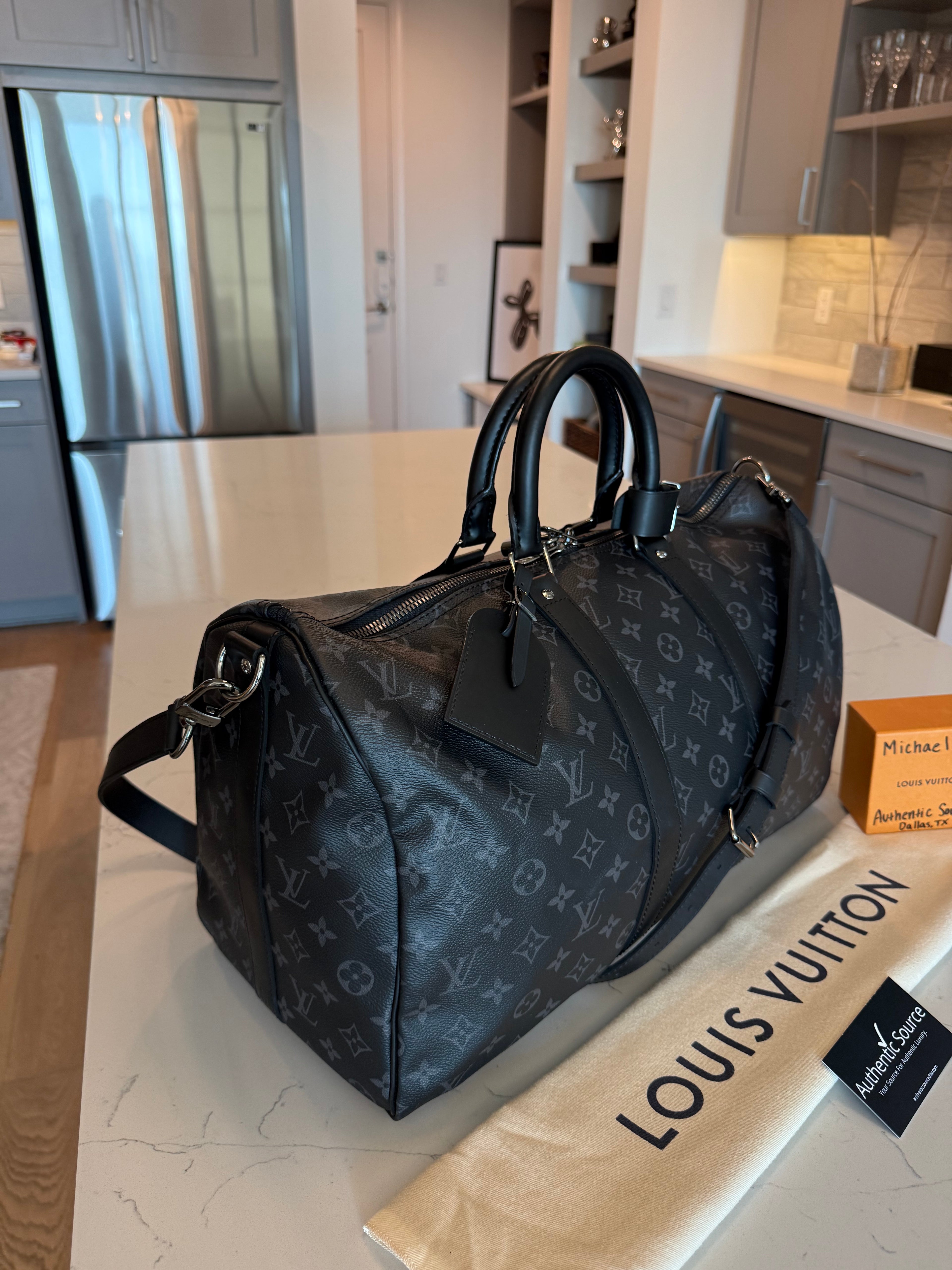 Louis Vuitton Keepall 45 Bandouliere Eclipse