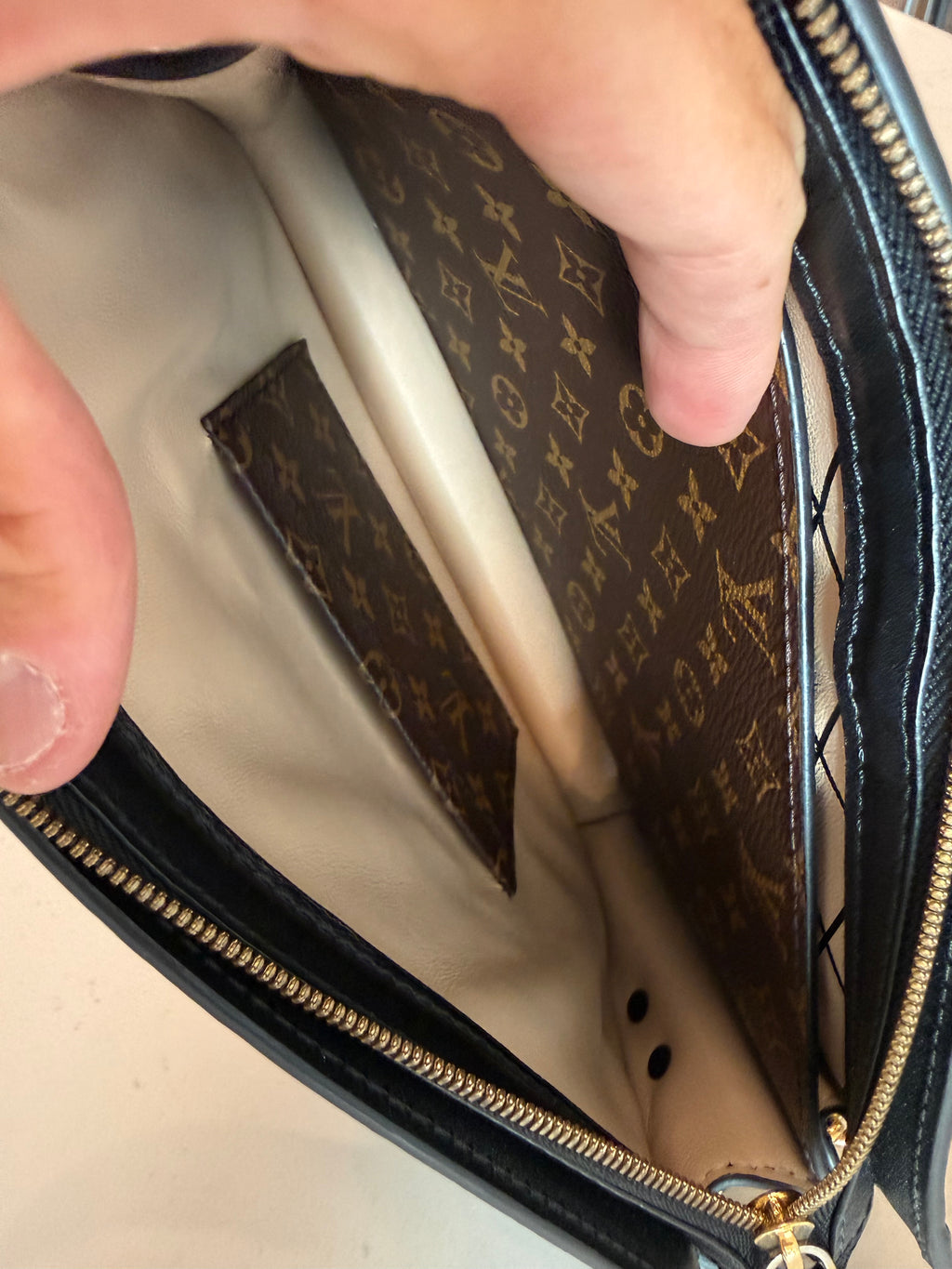 Louis Vuitton Reverse Monogram Trunk Clutch