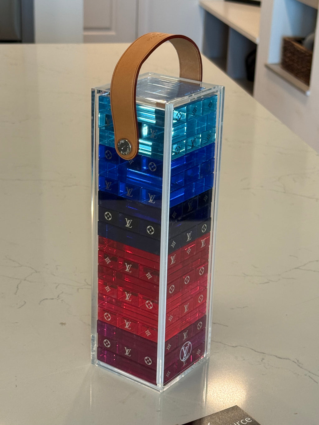 Louis Vuitton Monogram Tower Jenga Set
