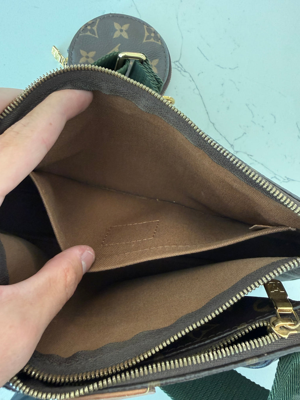 Louis Vuitton Multi Pochette Accessories Khaki