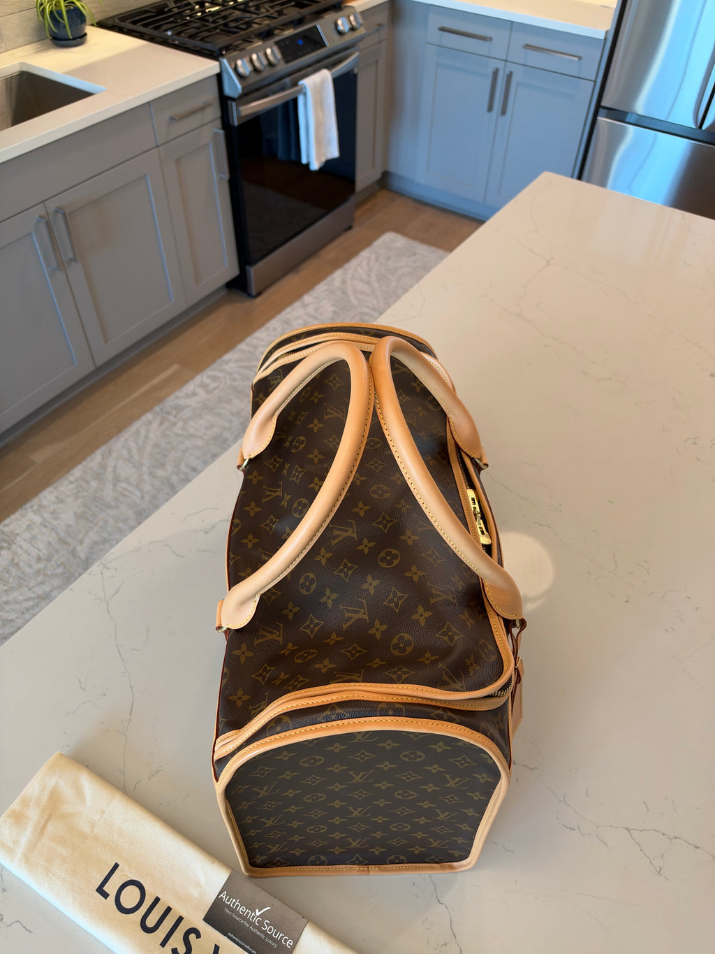 Louis Vuitton Sac Chein Pet Carrier New Model