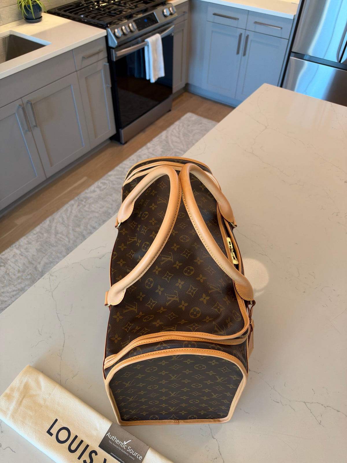 Louis Vuitton Sac Chein Pet Carrier New Model