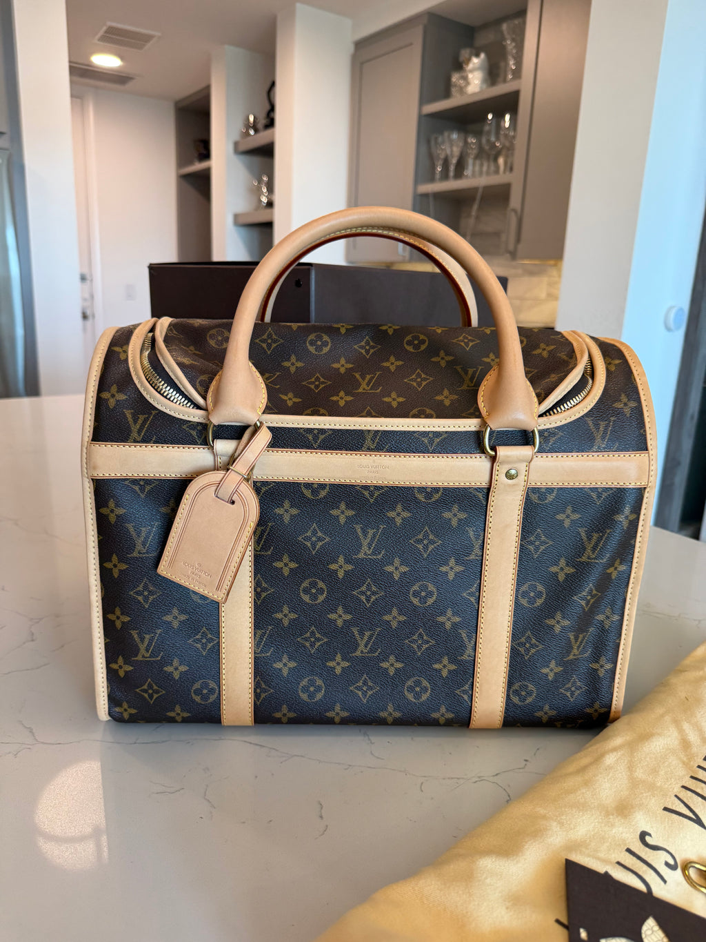 Louis Vuitton Sac Chein Pet Carrier
