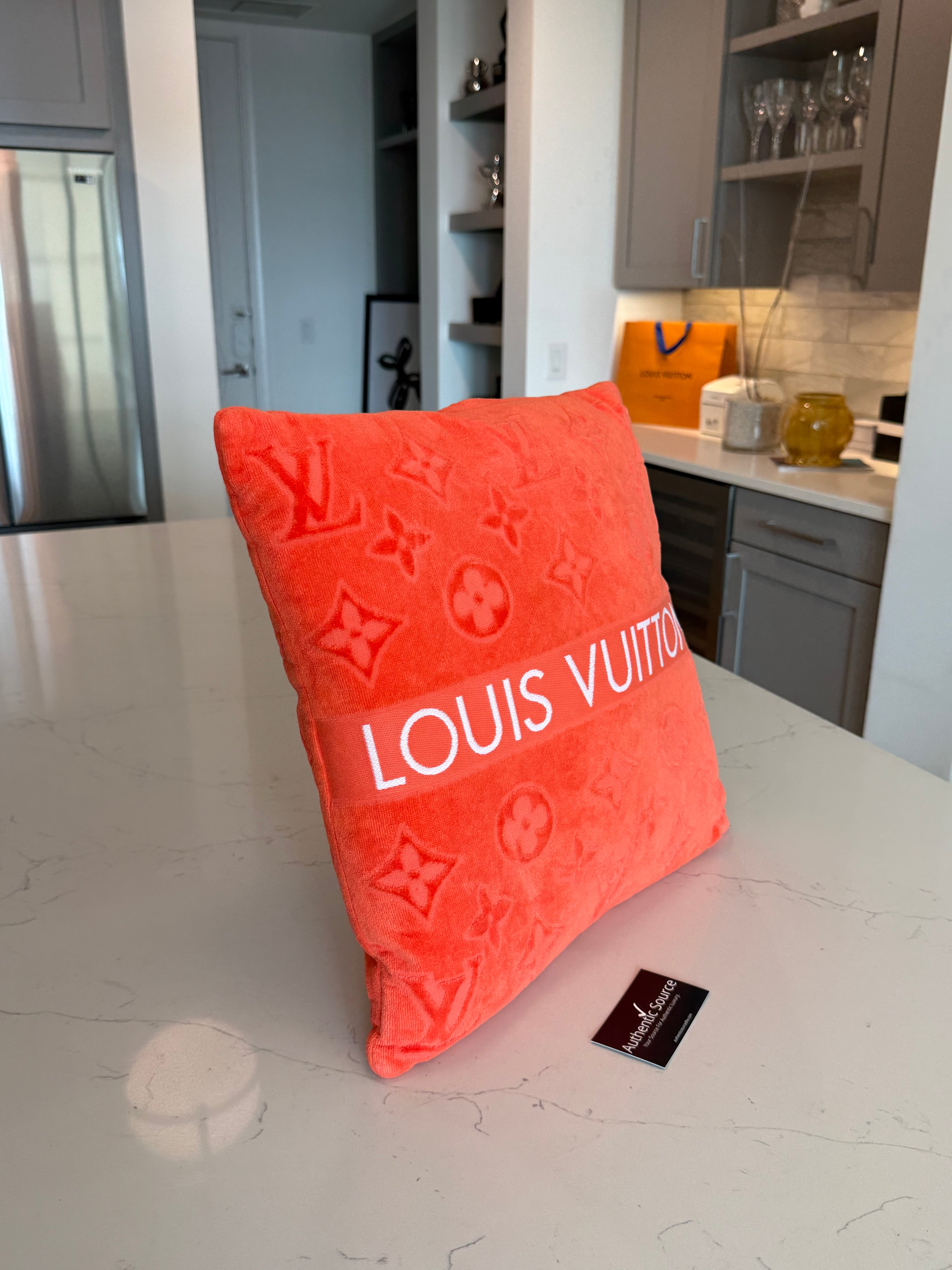 Louis Vuitton LVacation Beach Pillow Coral