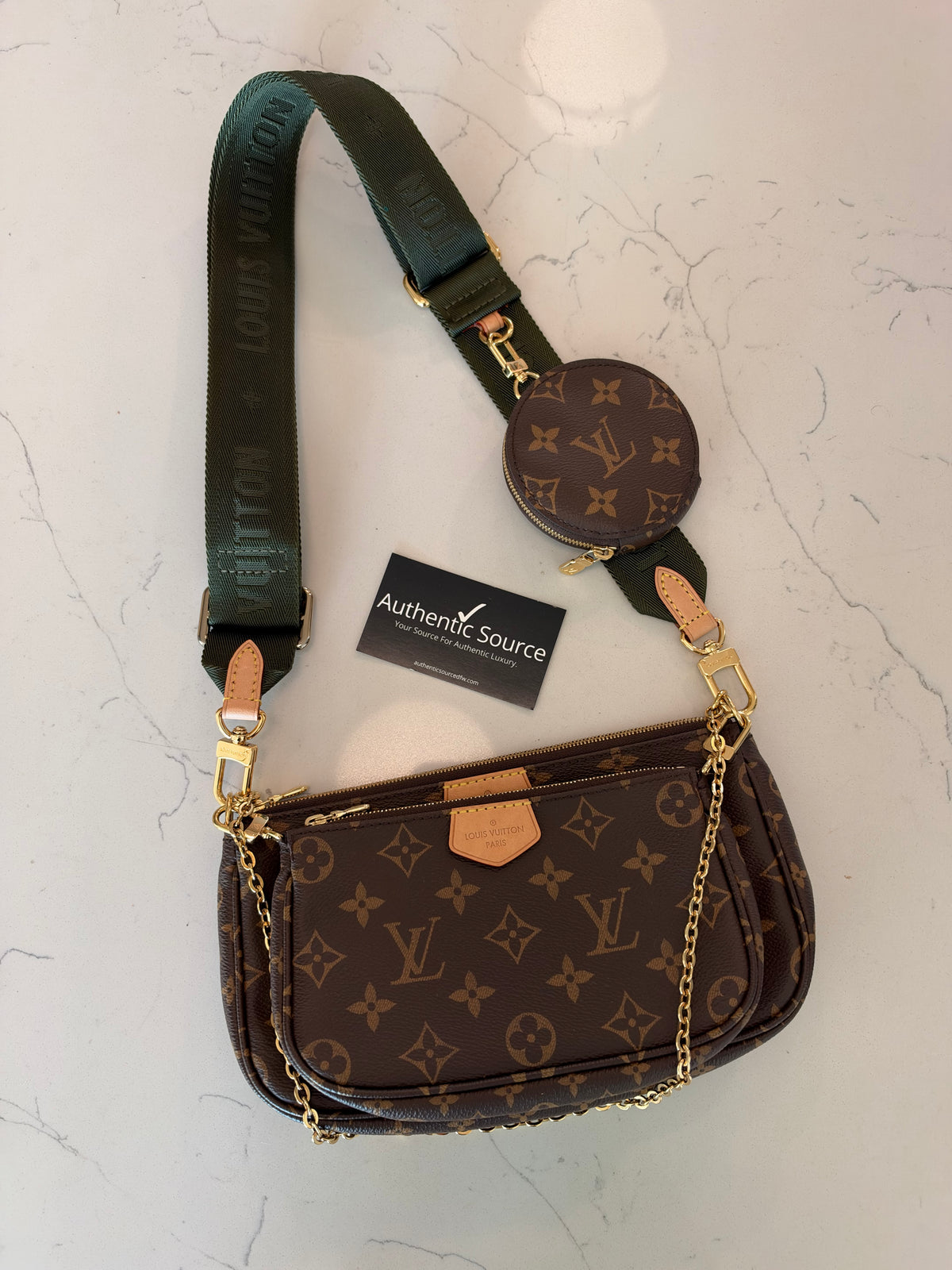 Louis Vuitton Multi Pochette Accessories Khaki