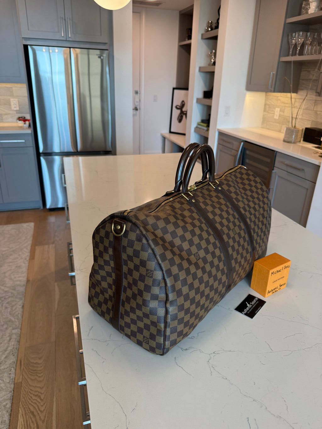 Louis Vuitton Keepall 55 Bandouliere DE