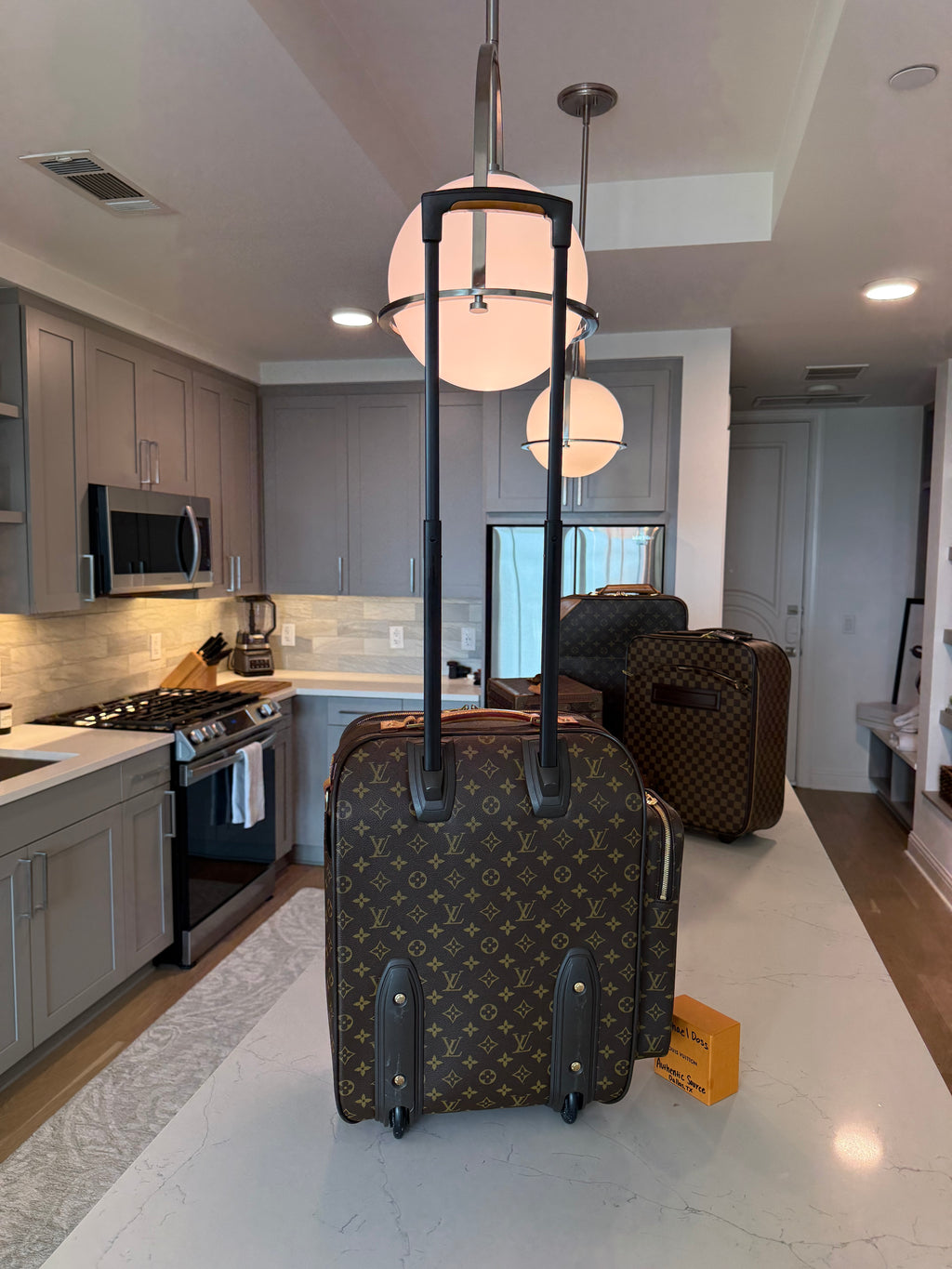 Louis Vuitton Bosphore Trolley 50 Rolling Luggage