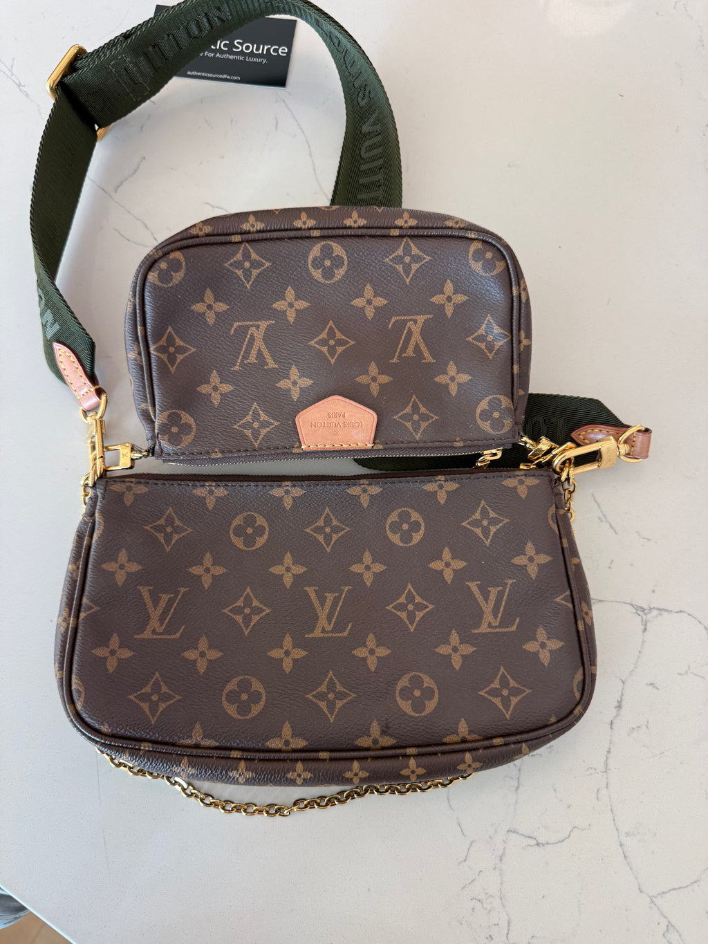 Louis Vuitton Multi Pochette Accessories Khaki