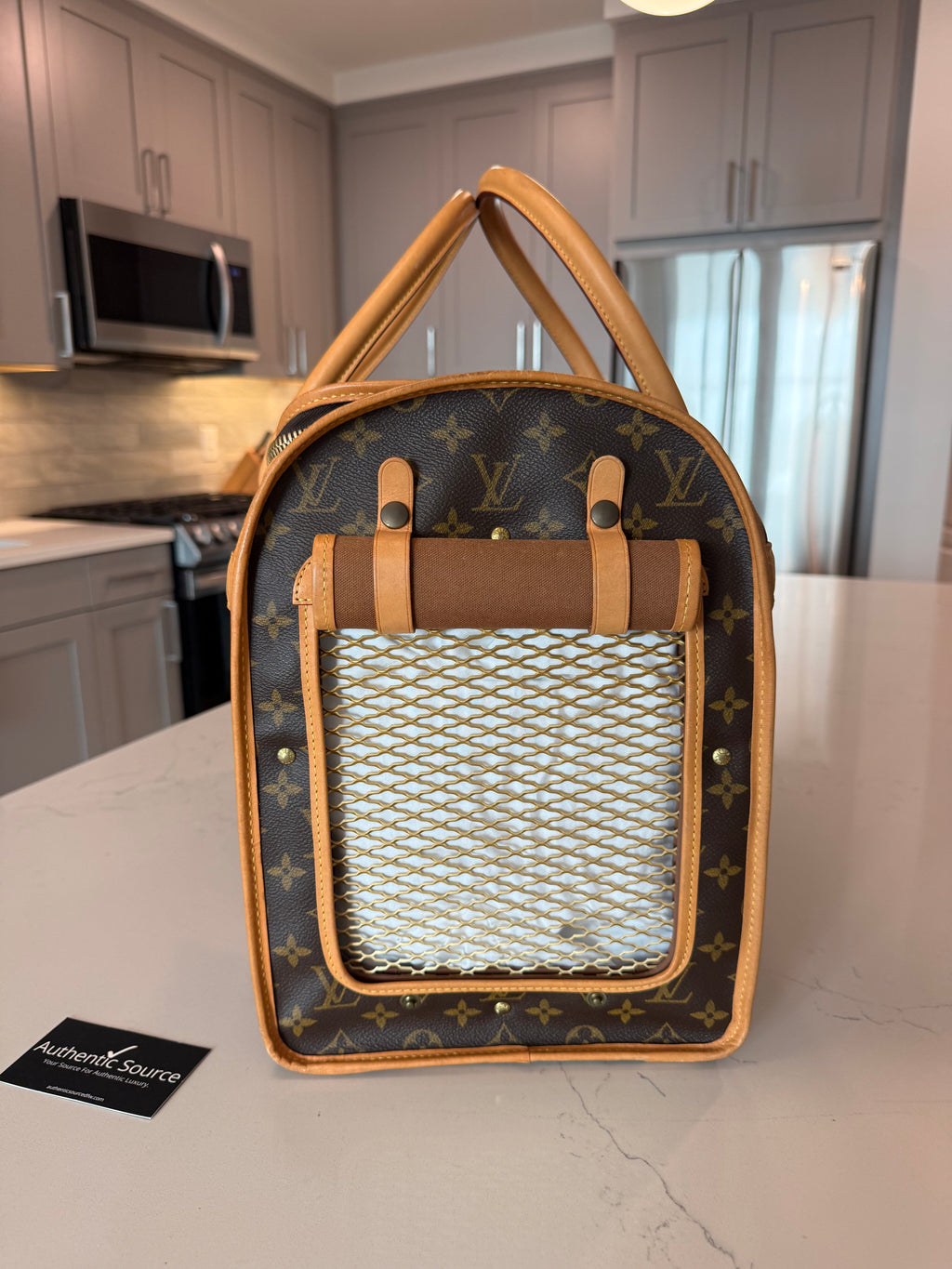Louis Vuitton Pet Carrier Sac Chein 50