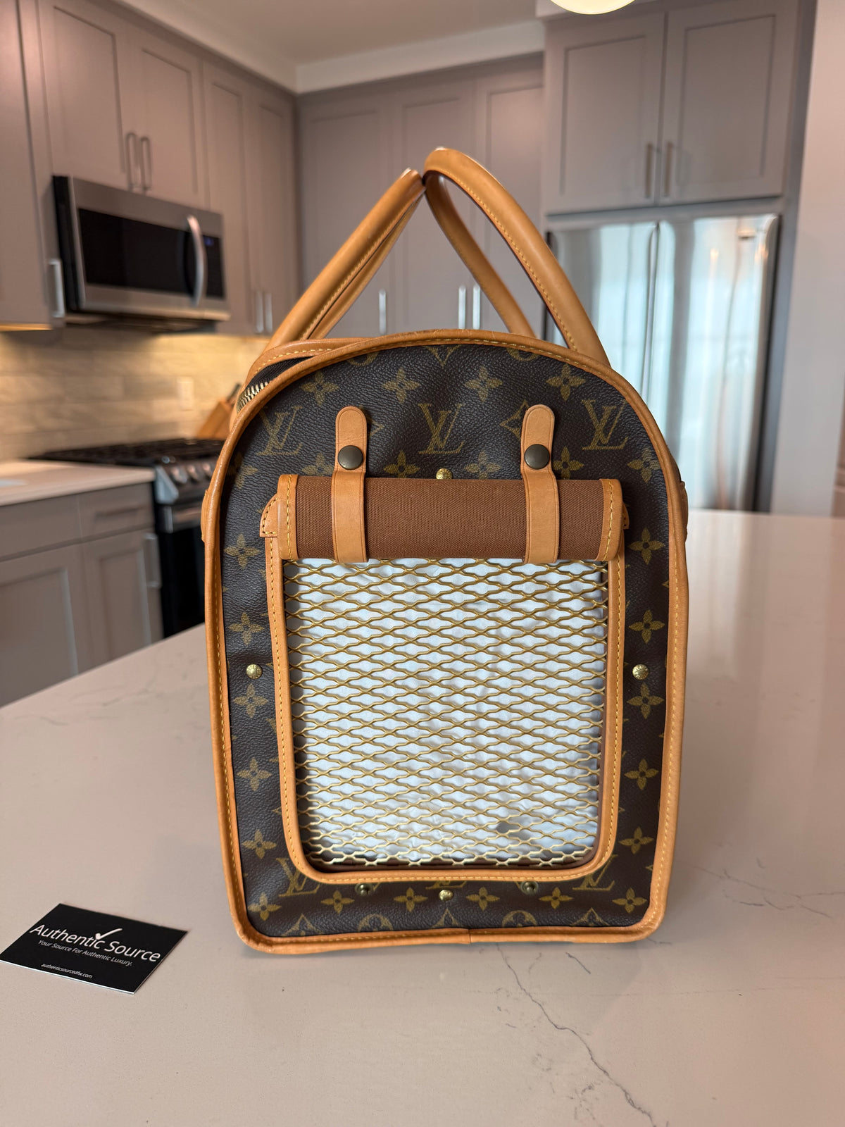 Louis Vuitton Pet Carrier Sac Chein 50