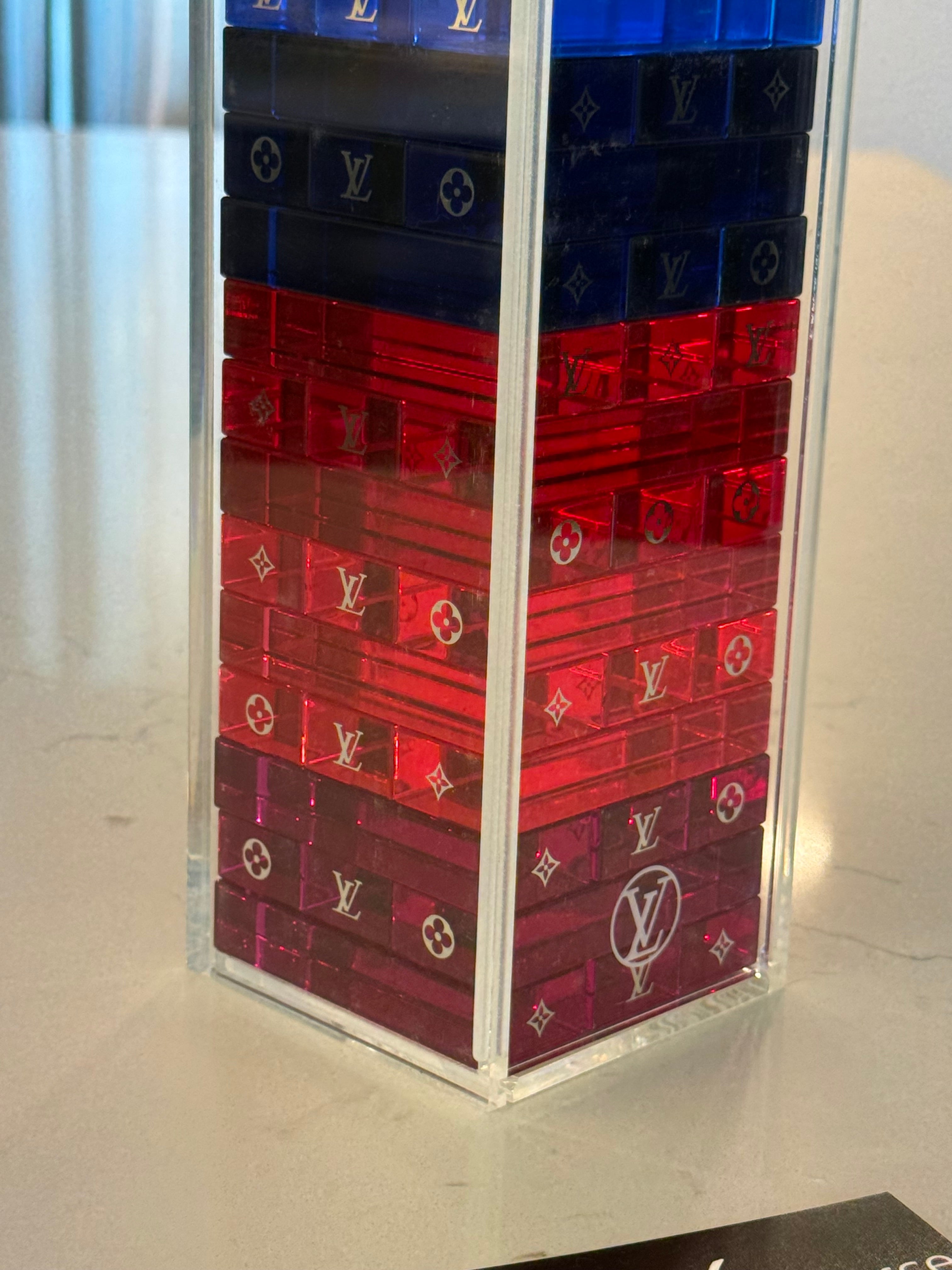 Louis Vuitton Monogram Tower Jenga Set