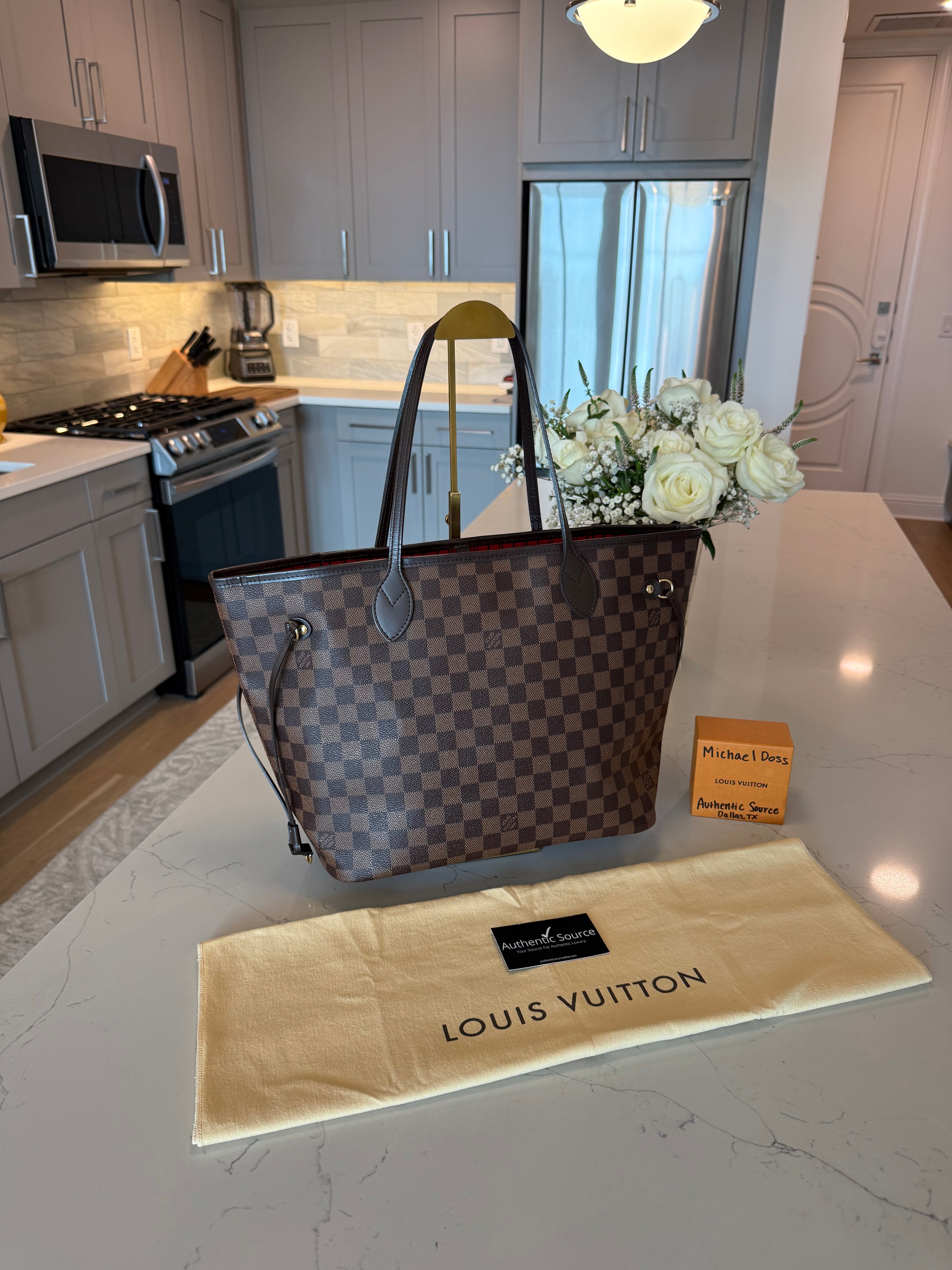 Louis Vuitton Neverfull MM Damier Ebene