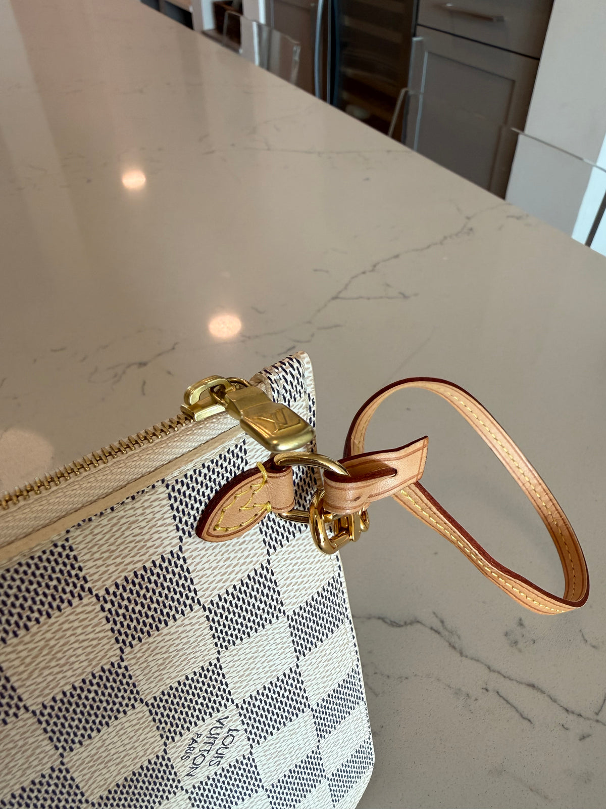 Louis Vuitton Neverfull GM Azur with Pouch