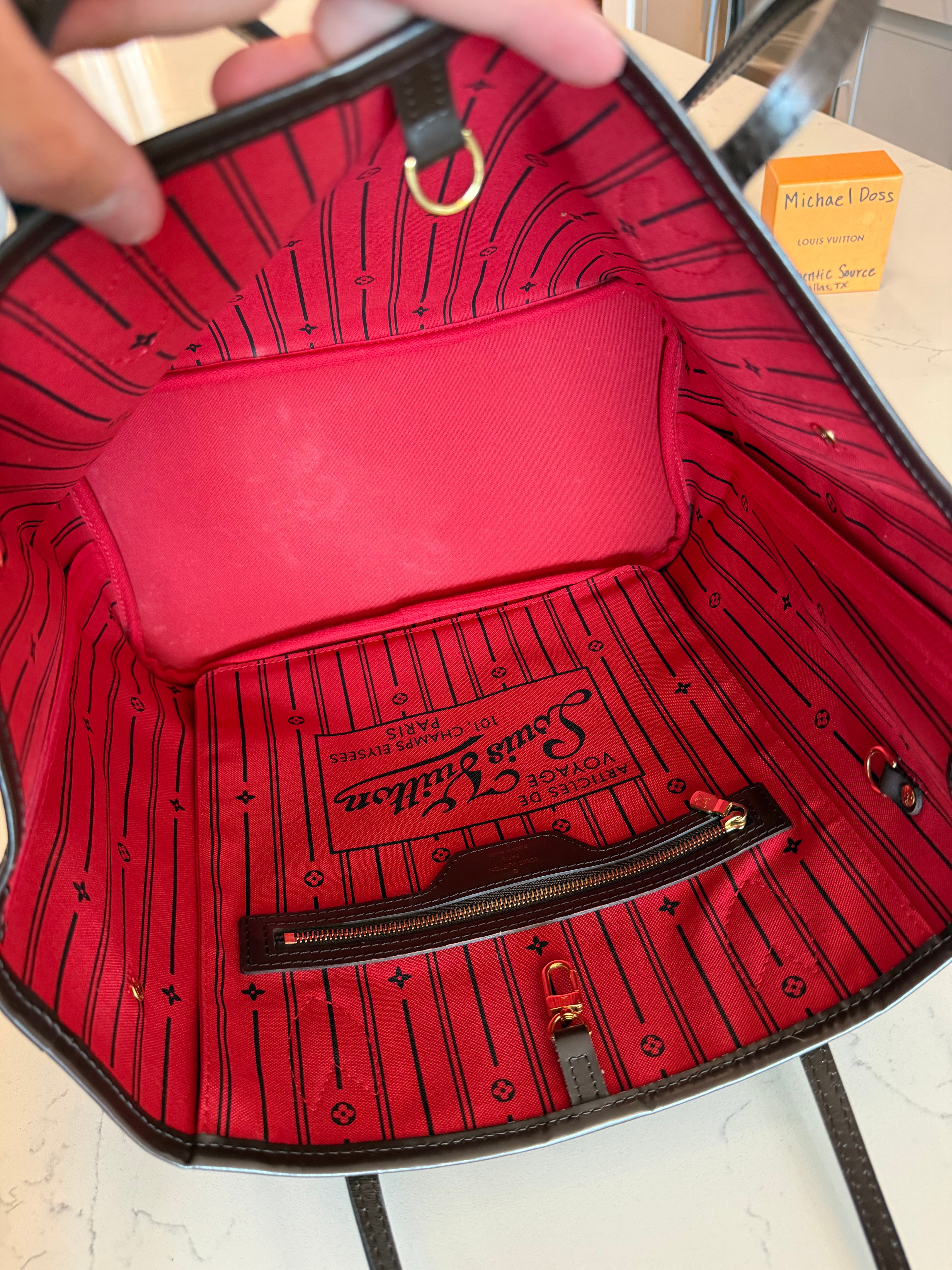 Louis Vuitton Neverfull MM Damier Ebene