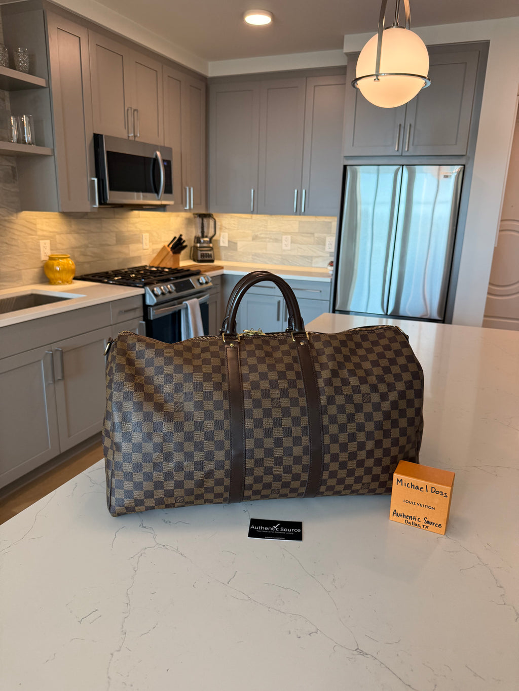 Louis Vuitton Keepall 55 Bandouliere DE