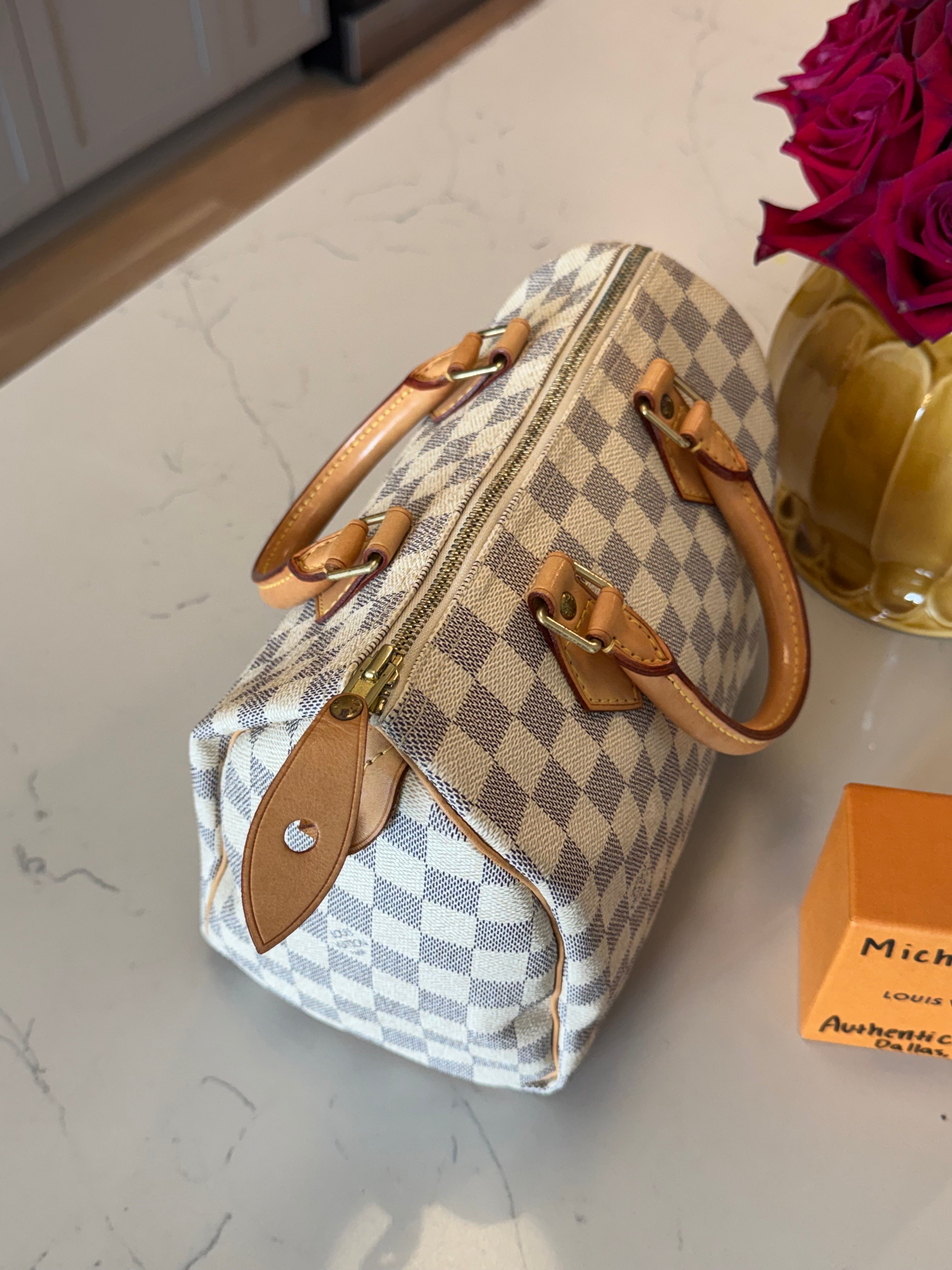 Louis Vuitton Speedy 25 Damier Azur