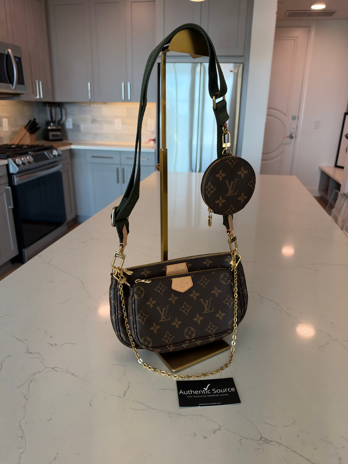Louis Vuitton Multi Pochette Accessories Khaki
