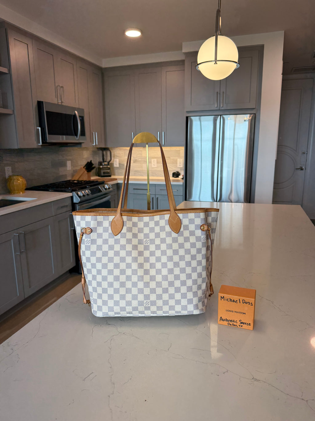 Louis Vuitton Neverfull MM Damier Azur