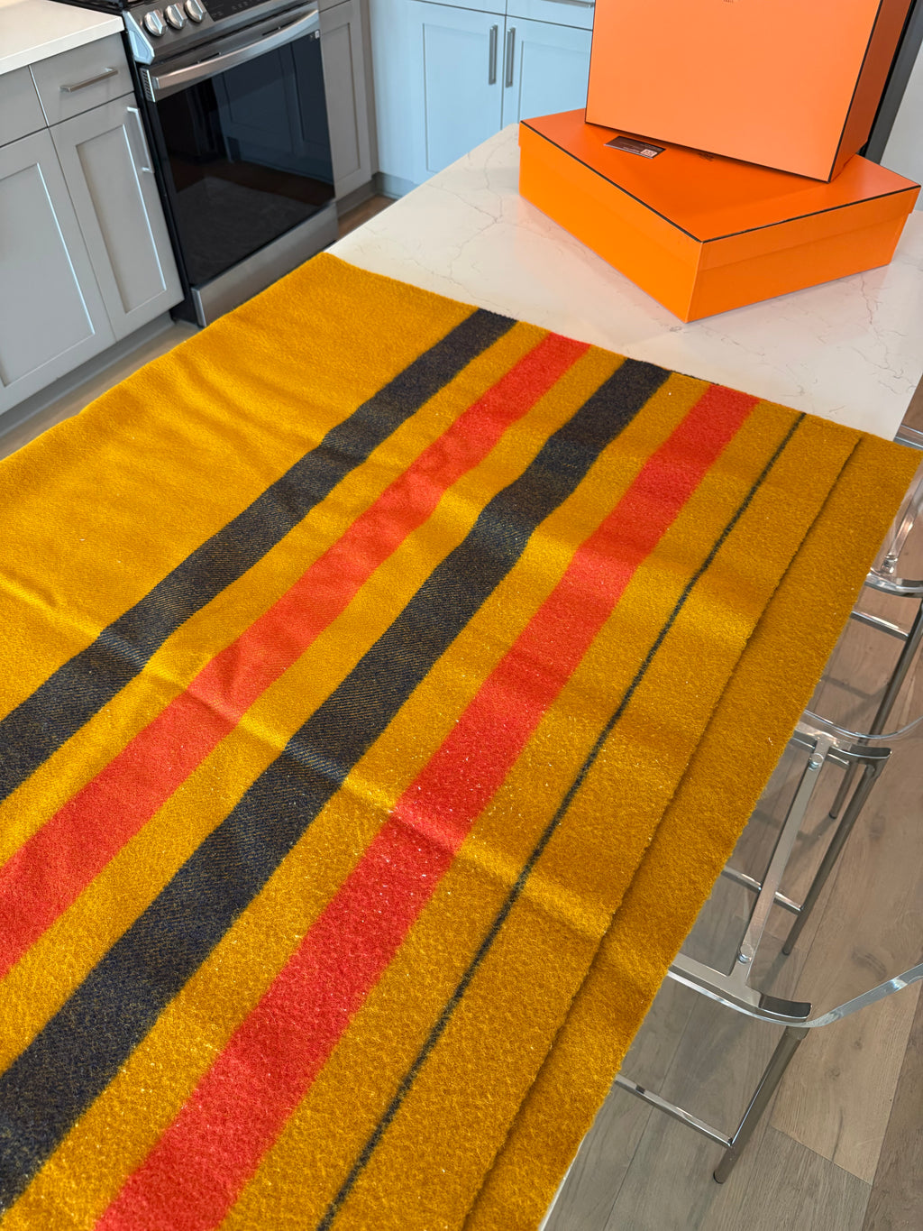 Hermes Rocabar Wool Blanket