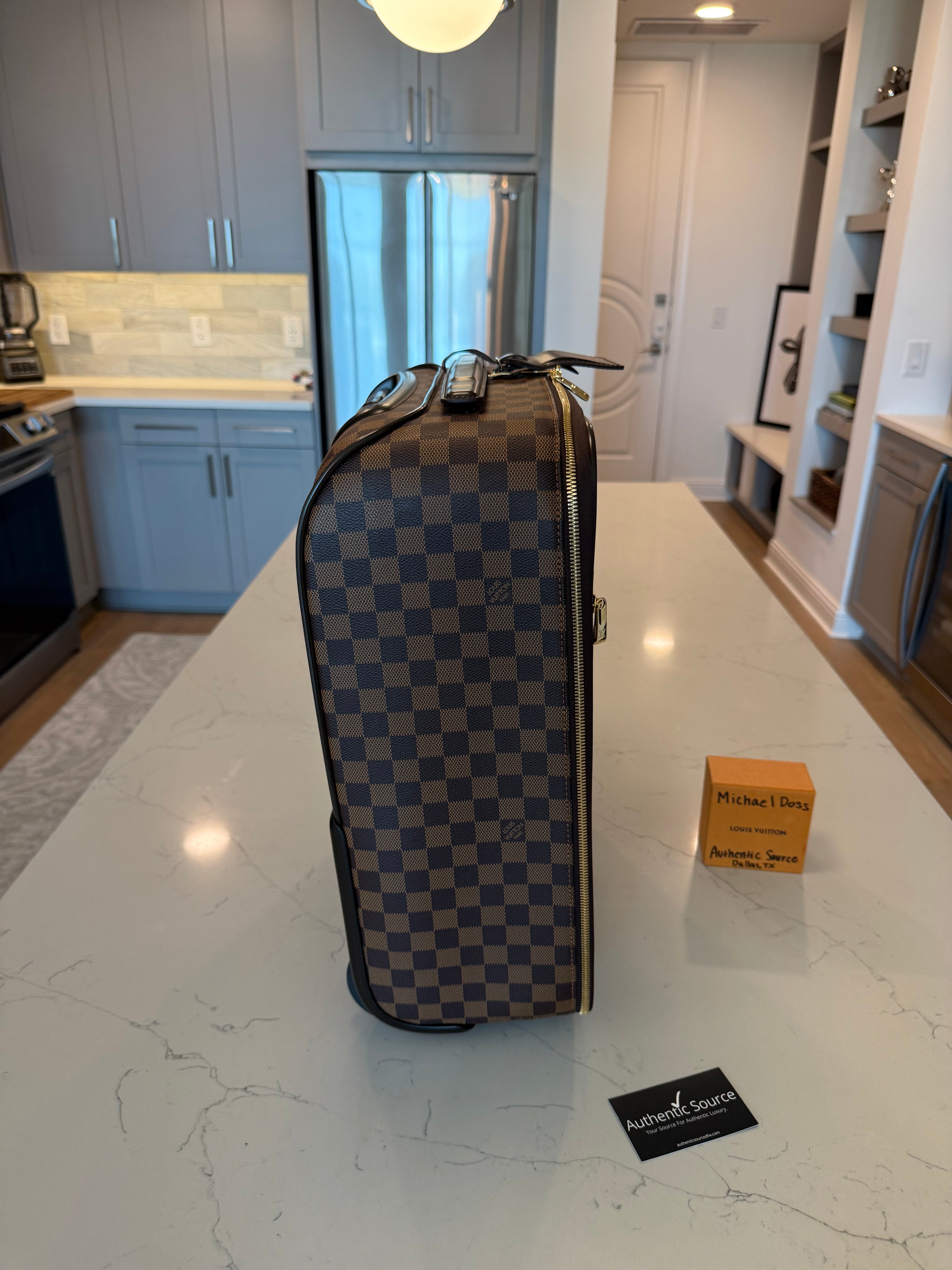 Louis Vuitton Pegase 45 Rolling Luggage DE Newer Model with Protective Cover