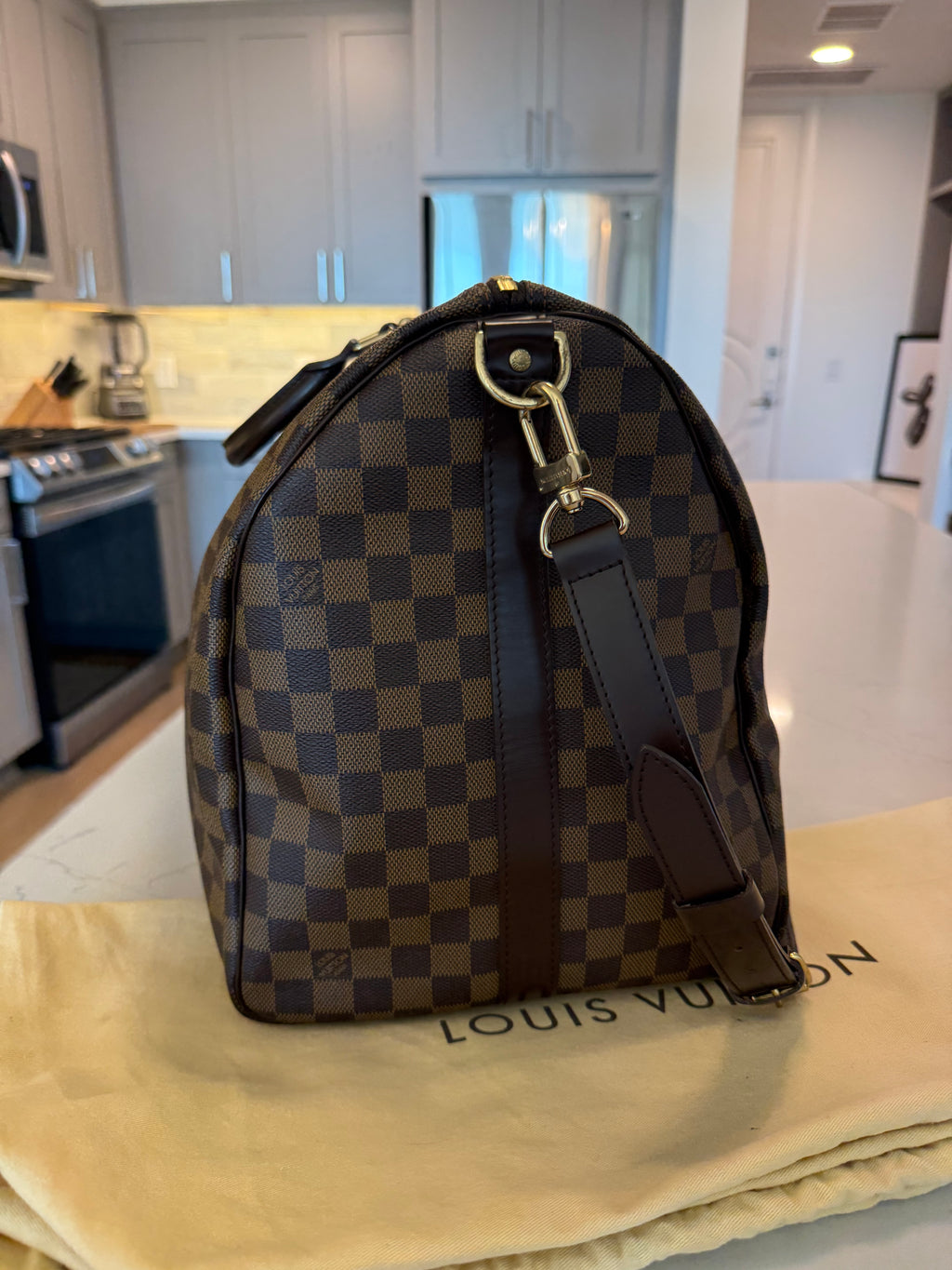 Louis Vuitton Keepall 55 Bandouliere DE
