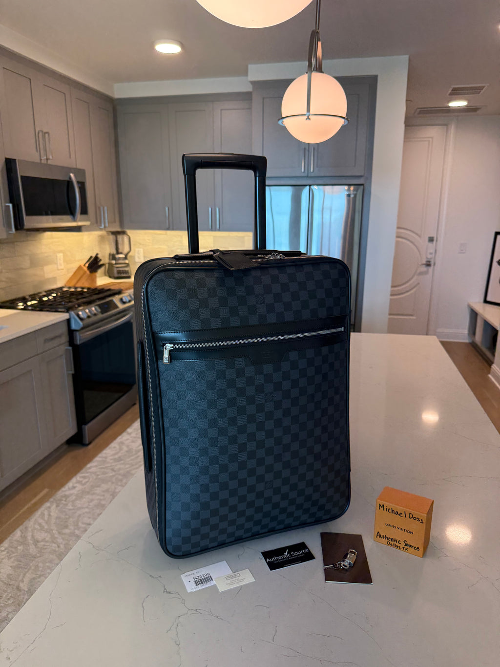 Louis Vuitton Pegase 55 Rolling Luggage DG
