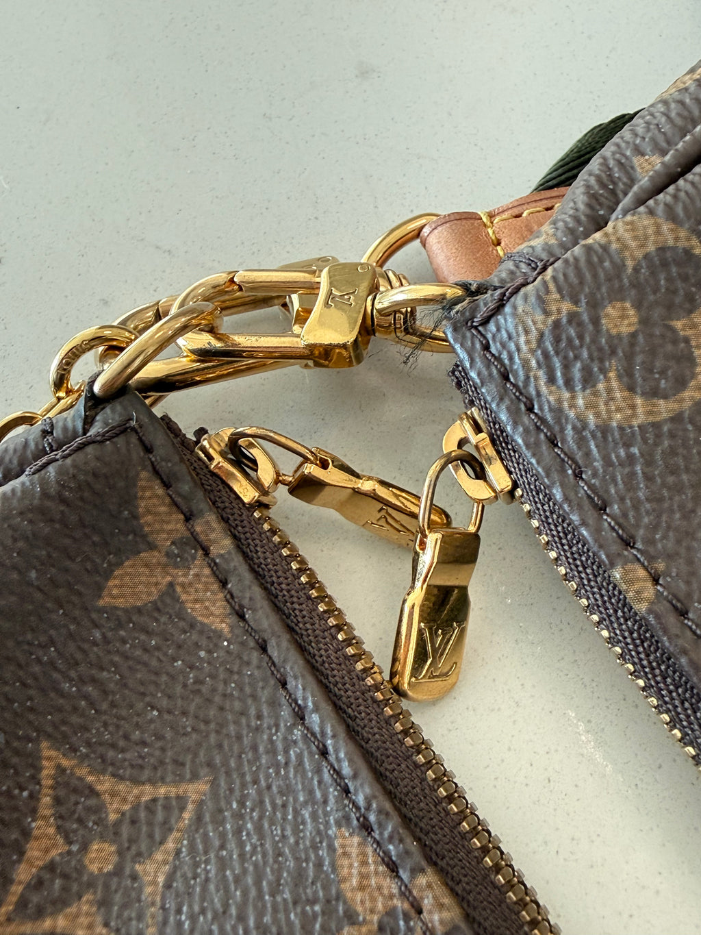 Louis Vuitton Multi Pochette Accessories Khaki