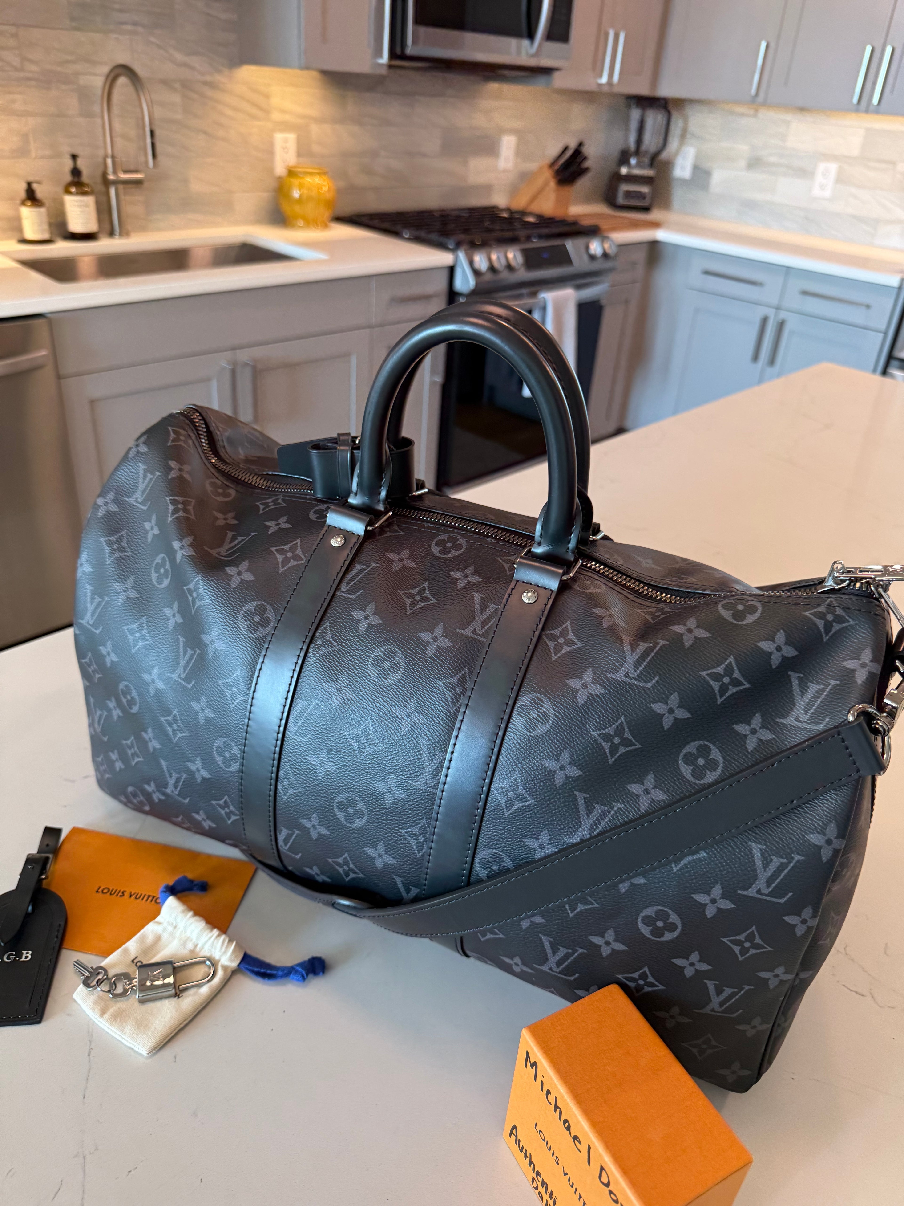 Louis Vuitton Keepall 45 Bandouliere Eclipse