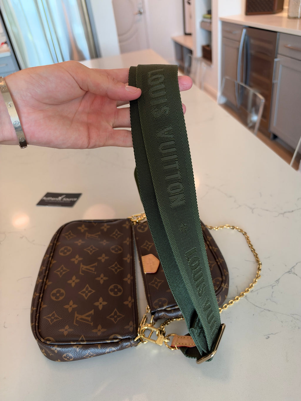Louis Vuitton Multi Pochette Accessories Khaki