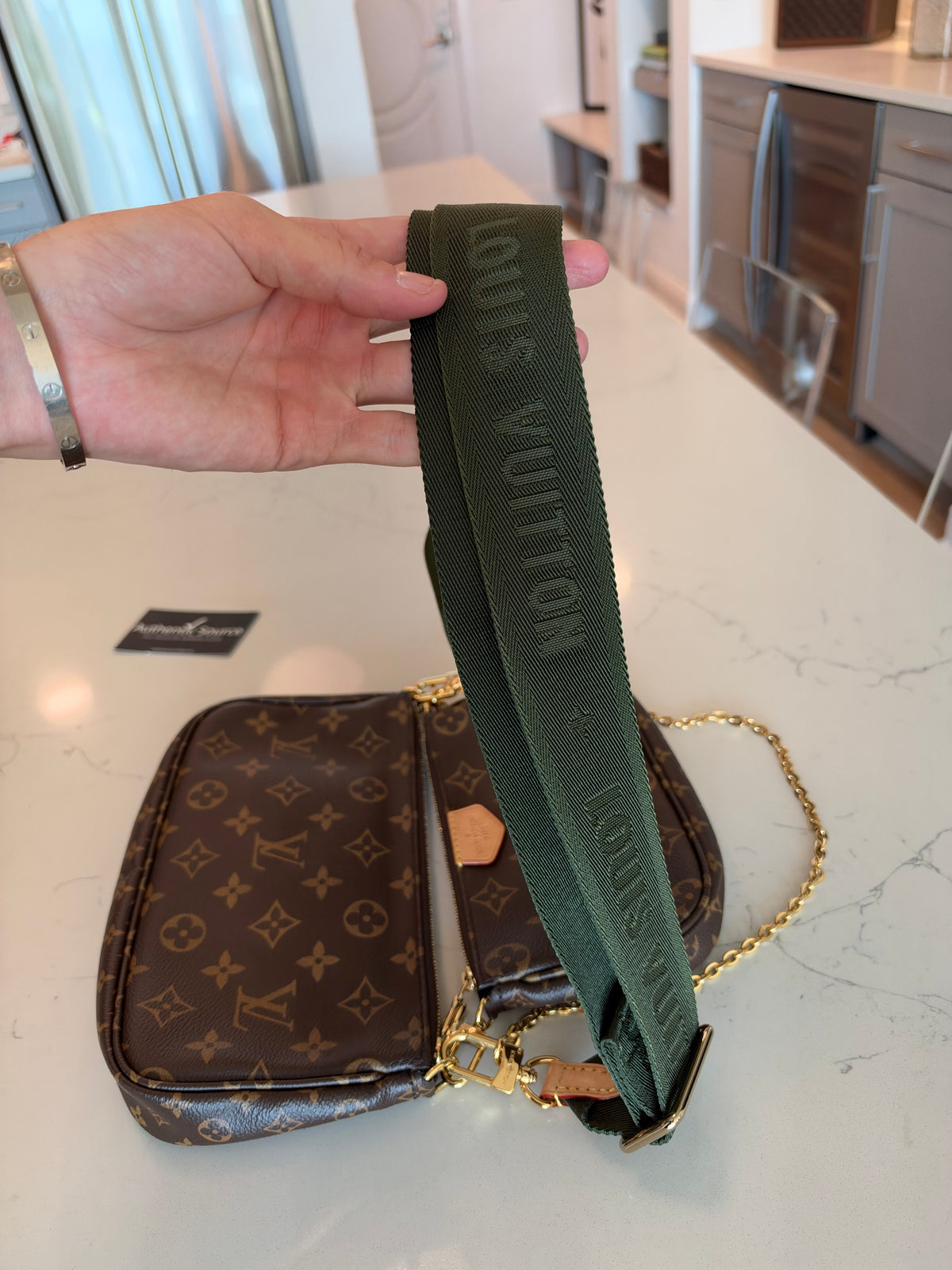 Louis Vuitton Multi Pochette Accessories Khaki