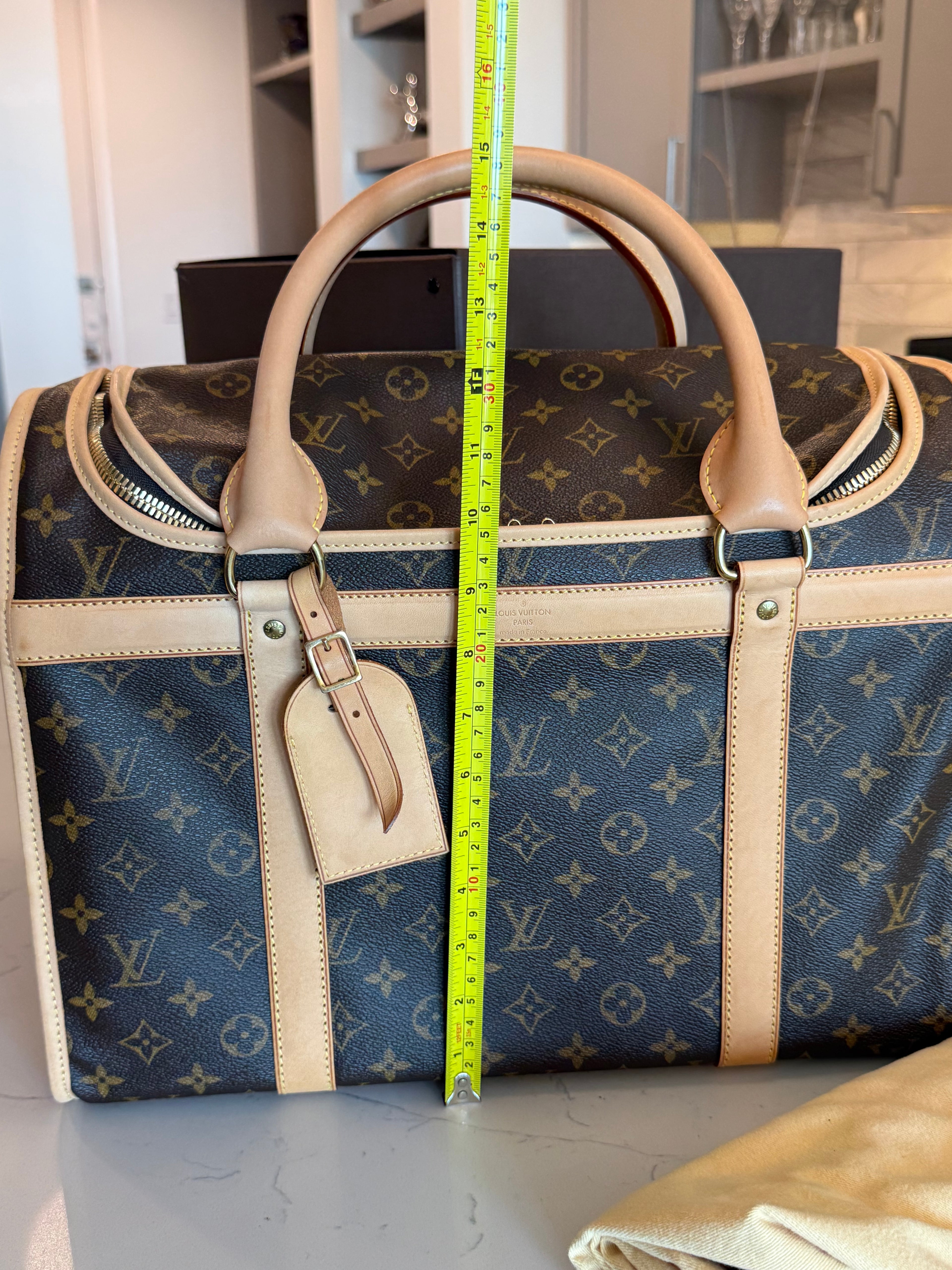 Louis Vuitton Sac Chein Pet Carrier