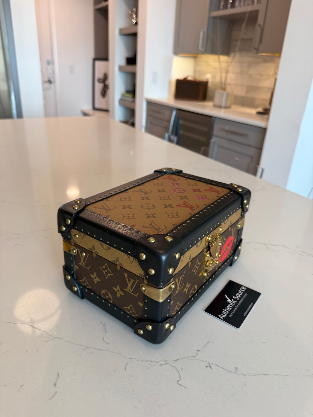 Louis Vuitton Coffret Tresor 24 Trunk Reverse Monogram
