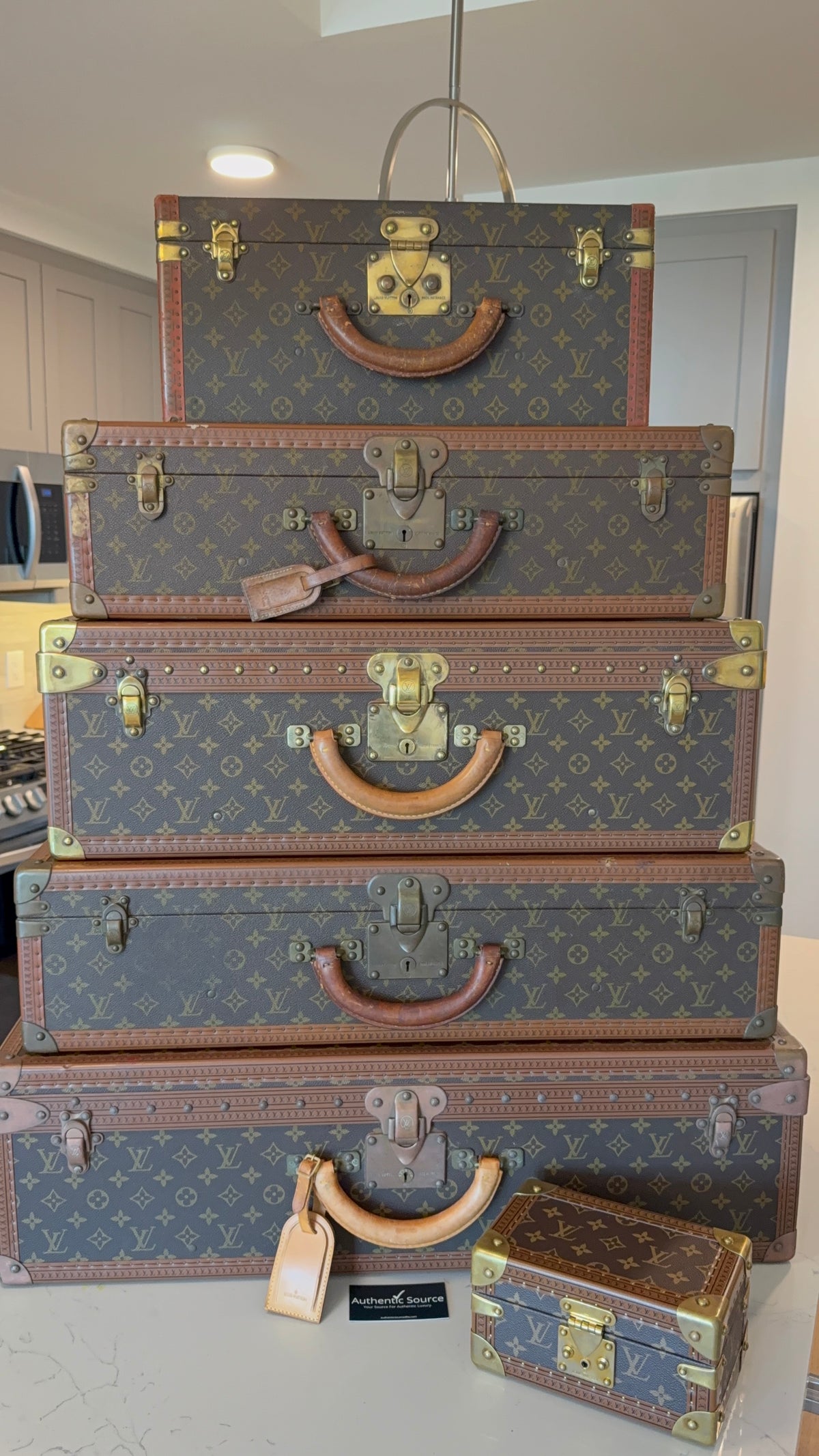 Louis Vuitton Trunk Stack of 6