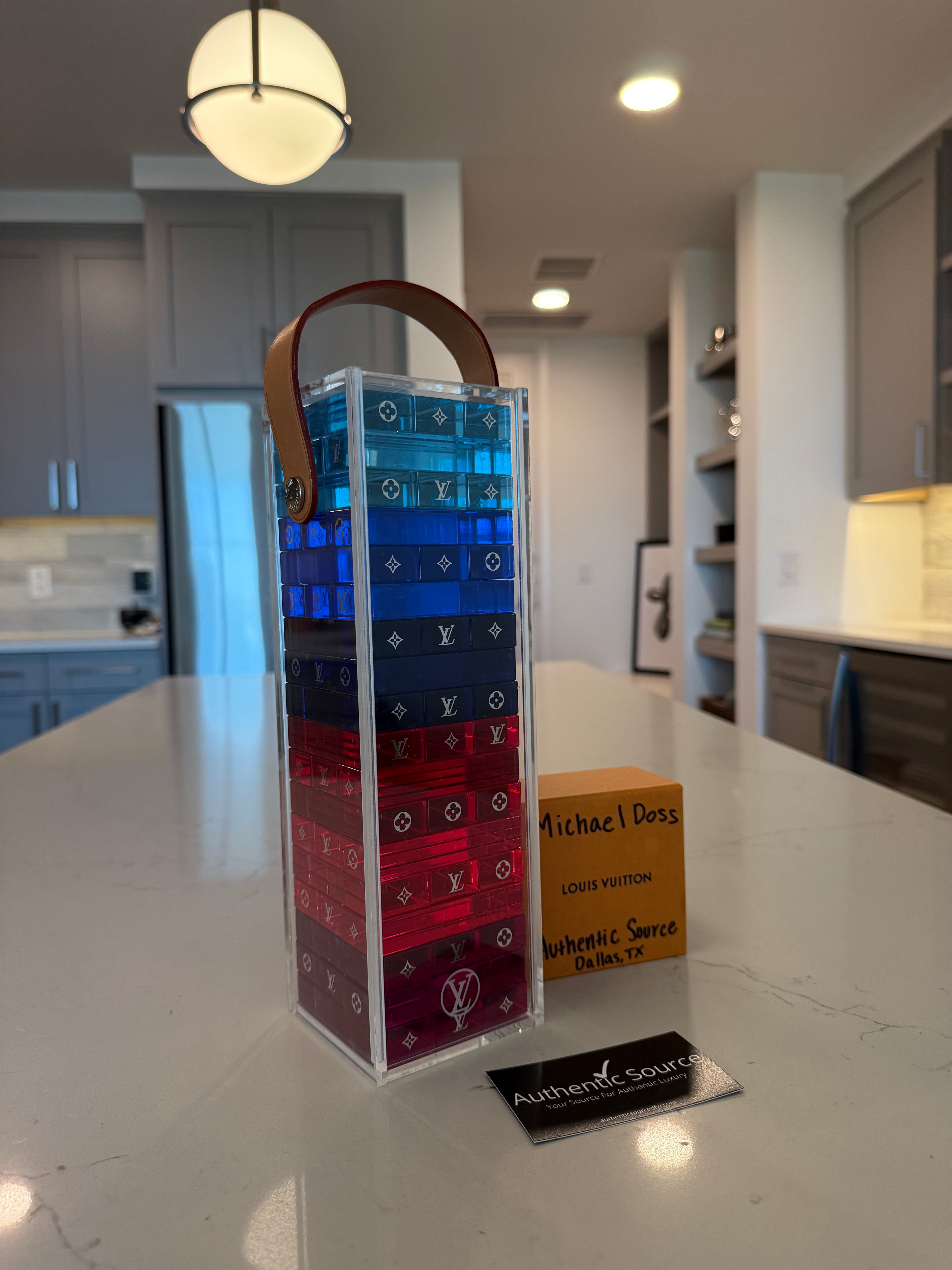 Louis Vuitton Monogram Tower Jenga Set