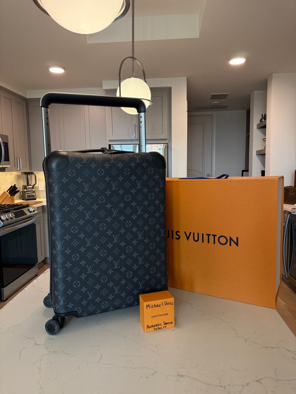 Louis Vuitton Horizon 55 Monogram Eclipse