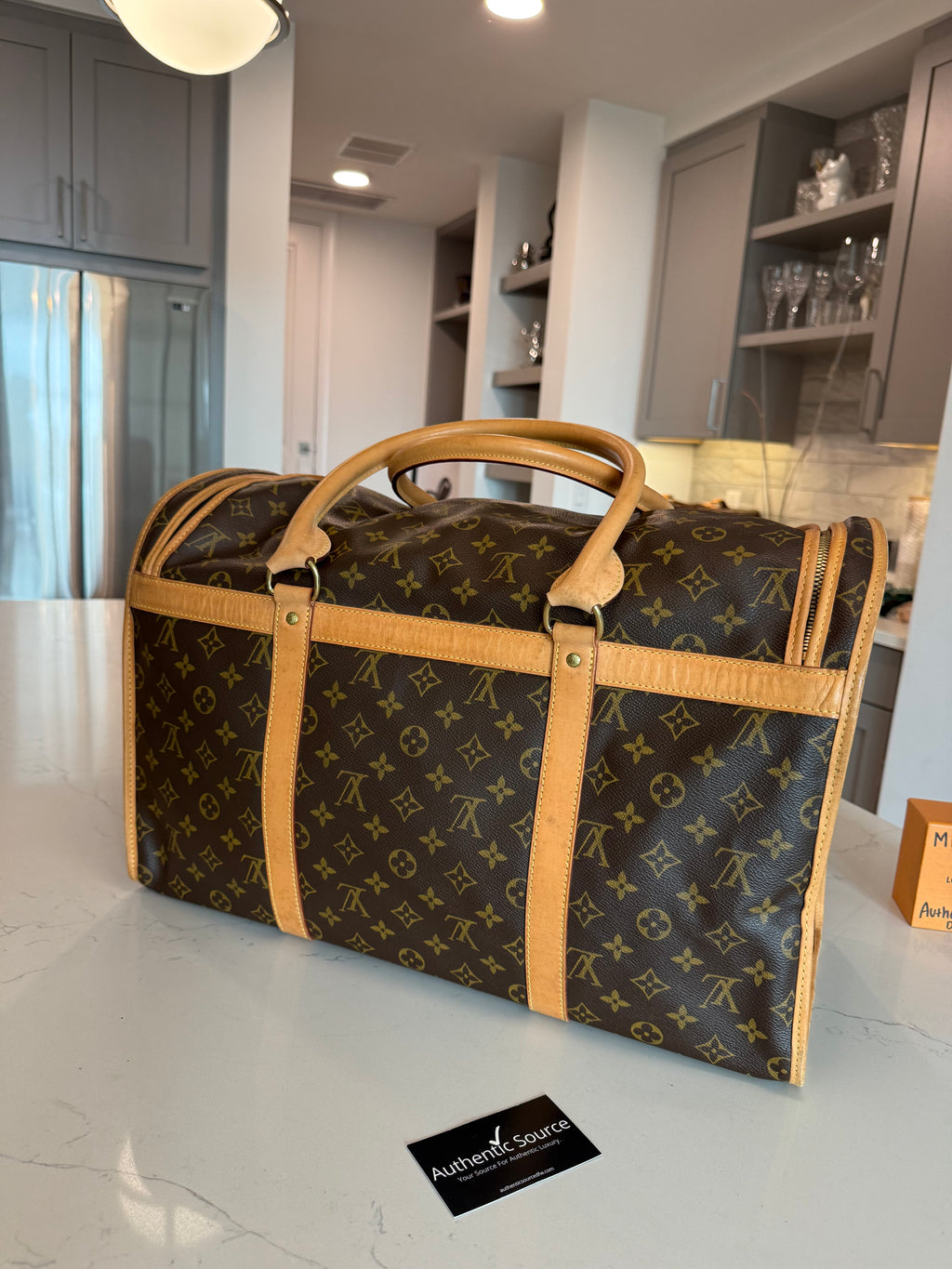 Louis Vuitton Pet Carrier Sac Chein 50