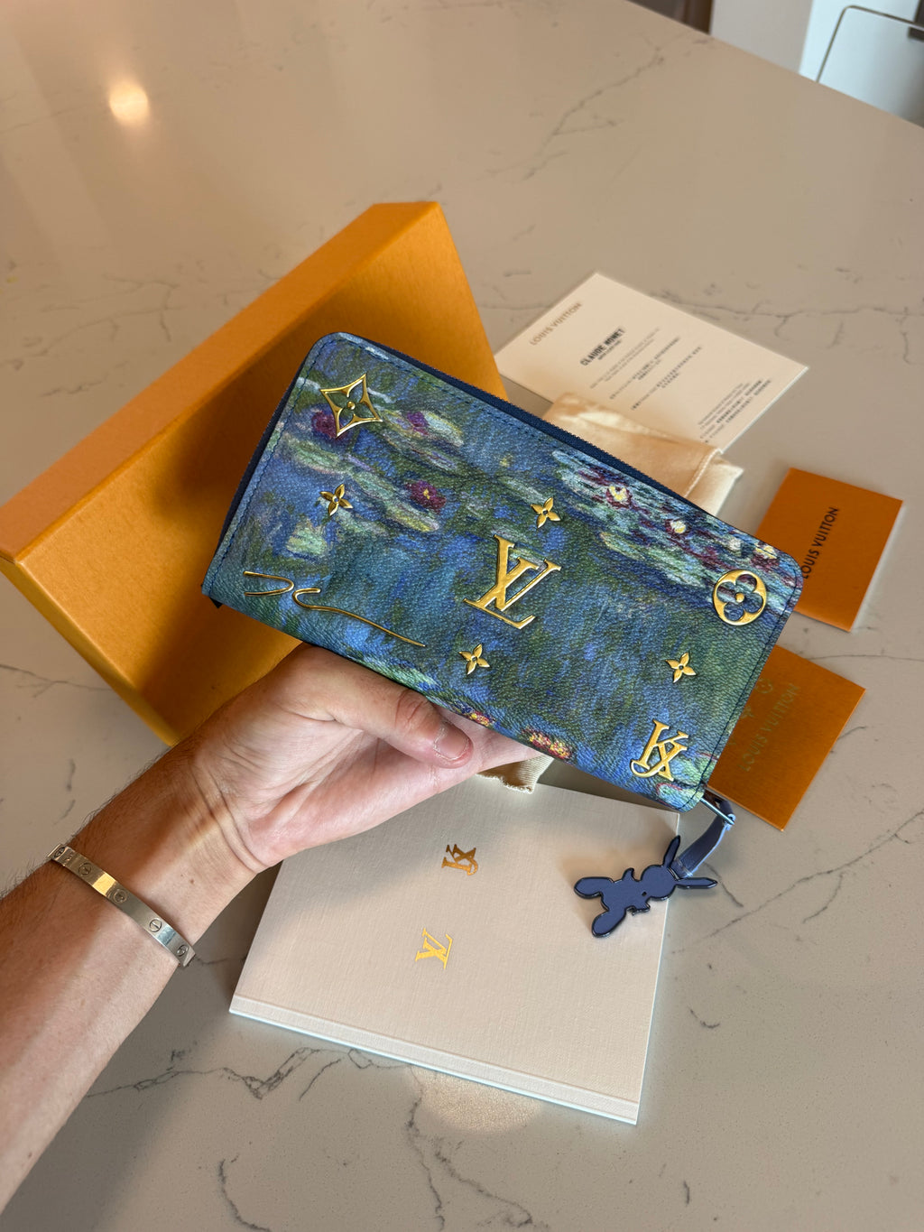 Louis Vuitton MONET Zippy Wallet - Masters Collection, Rare