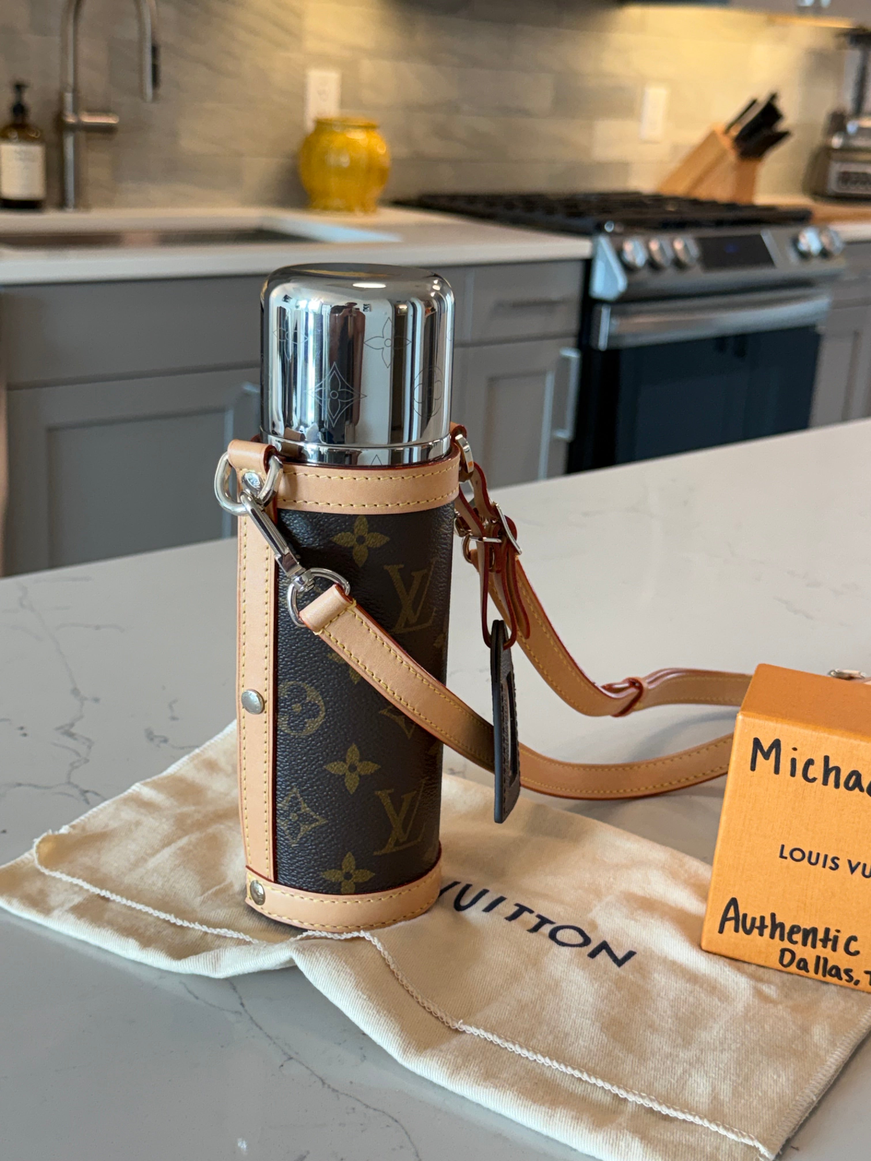 Louis Vuitton Monogram Bottle & Holder