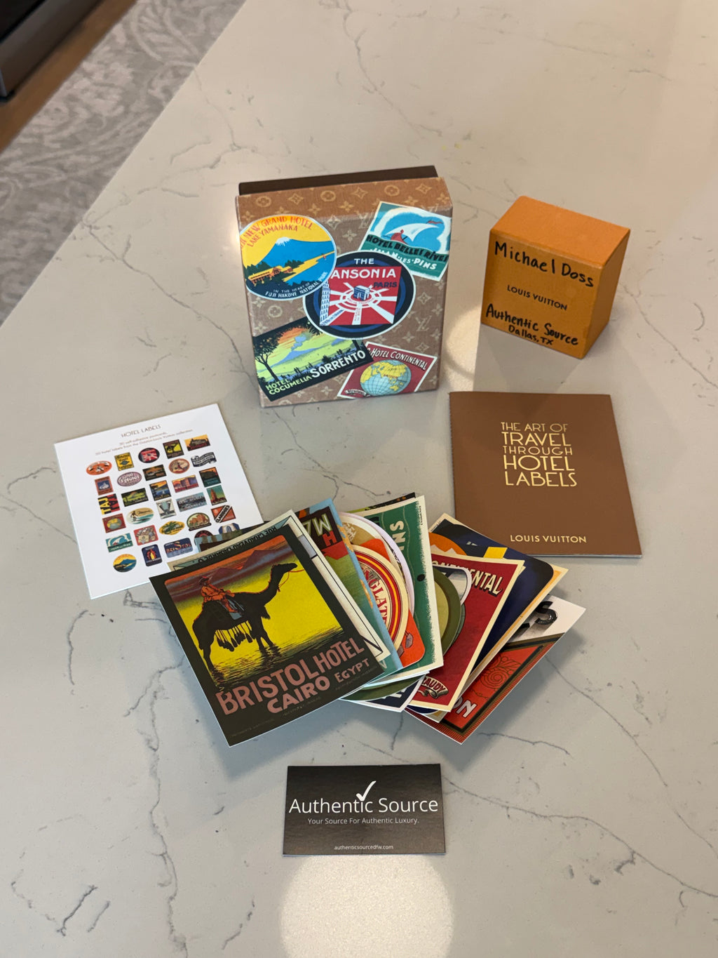 Louis Vuitton Collectors Hotel Post Cards/Stickers