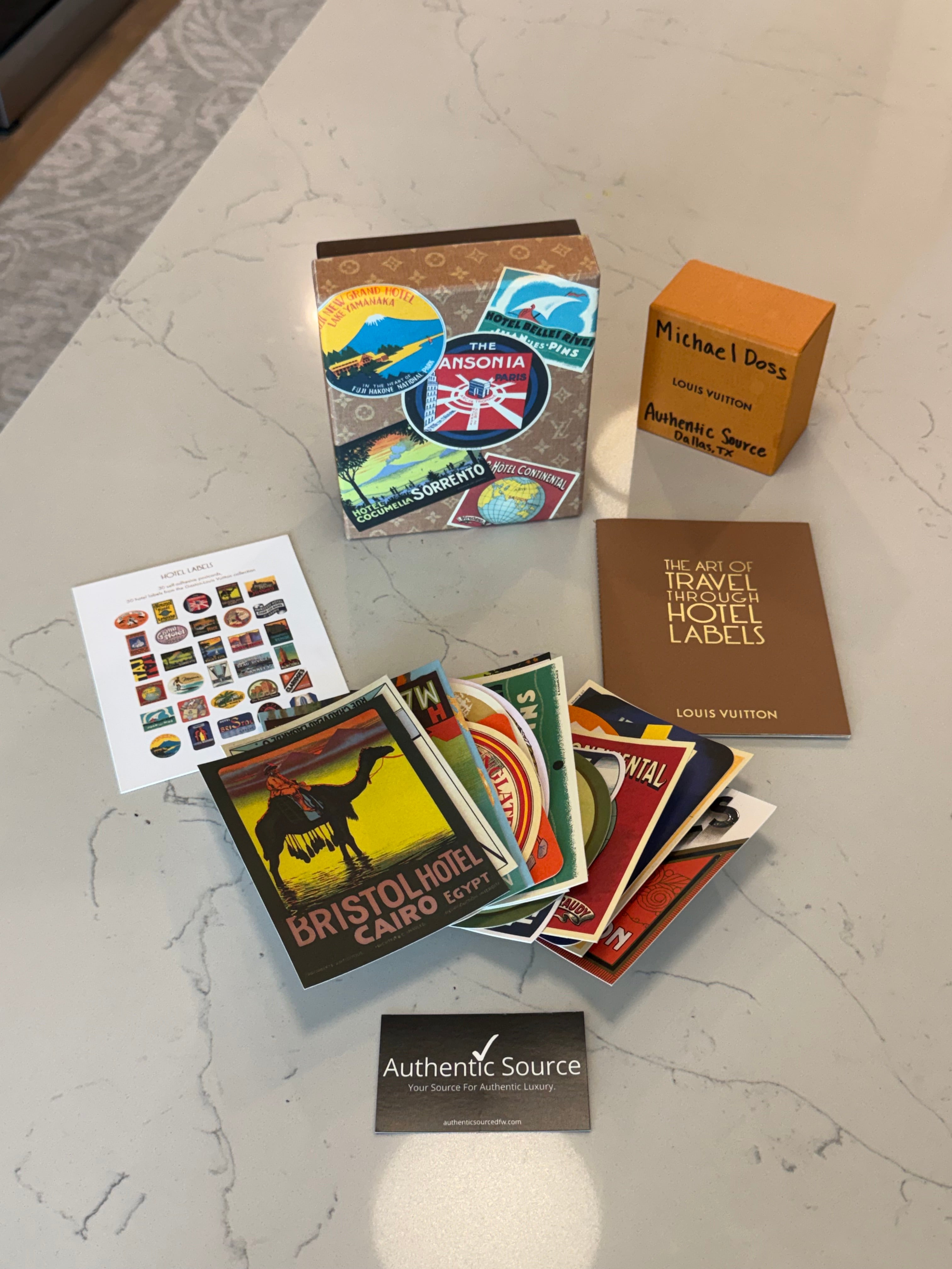Louis Vuitton Collectors Hotel Post Cards/Stickers