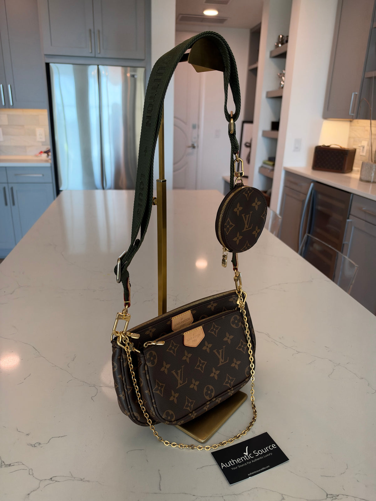 Louis Vuitton Multi Pochette Accessories Khaki