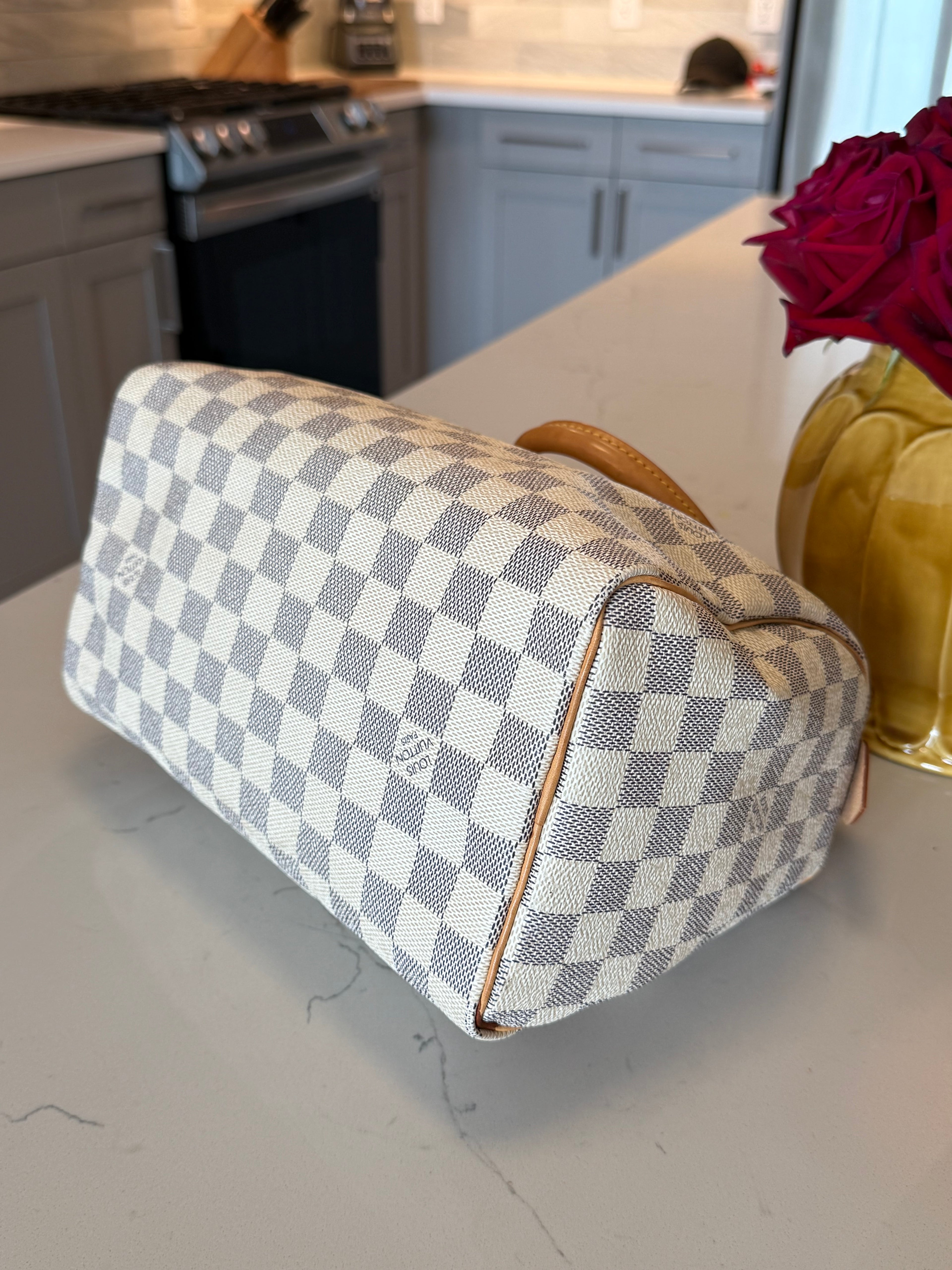 Louis Vuitton Speedy 25 Damier Azur
