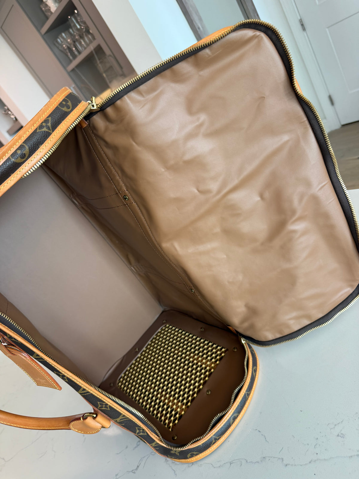 Louis Vuitton Pet Carrier Sac Chein 50