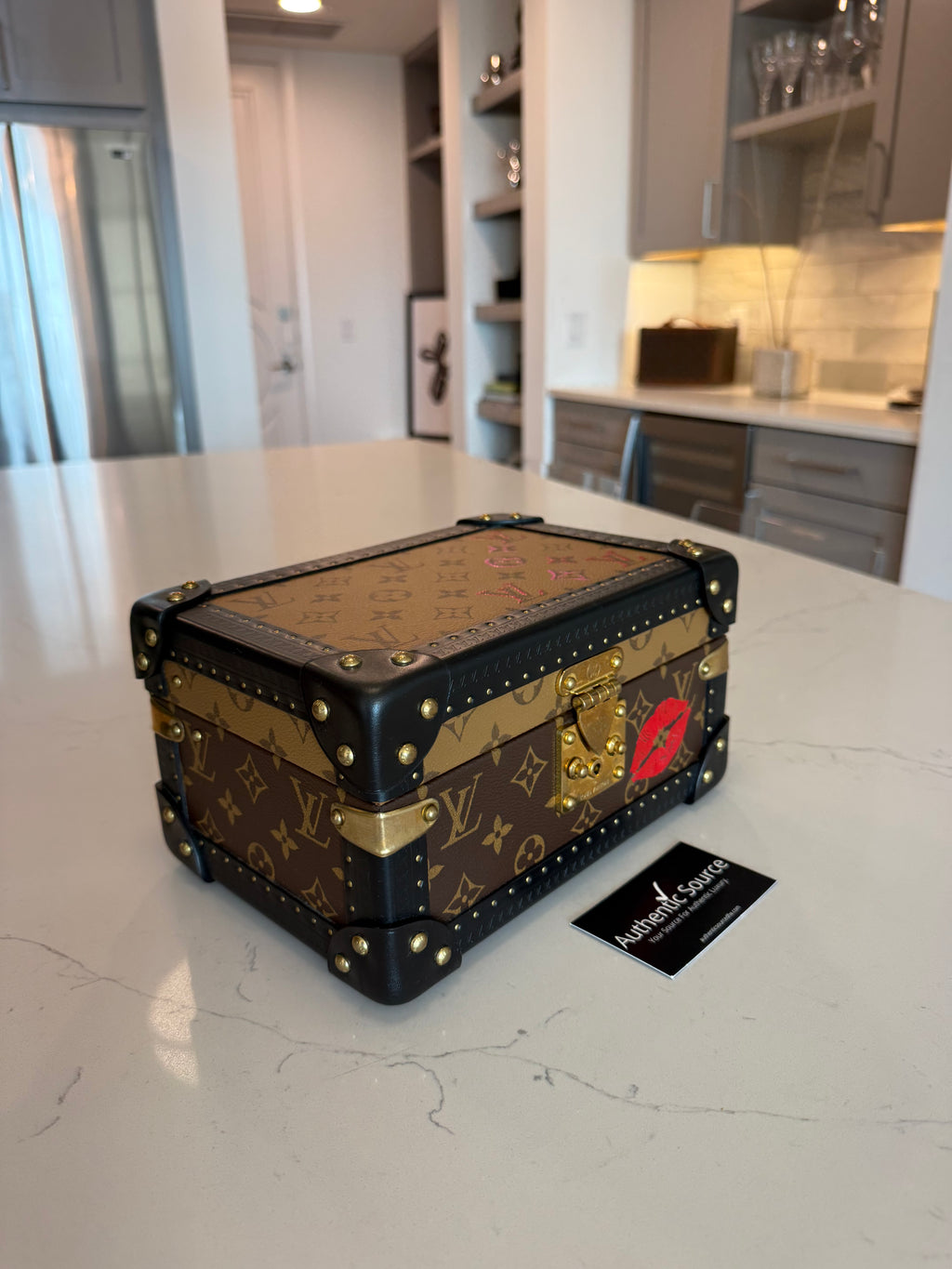Louis Vuitton Coffret Tresor 24 Trunk Reverse Monogram