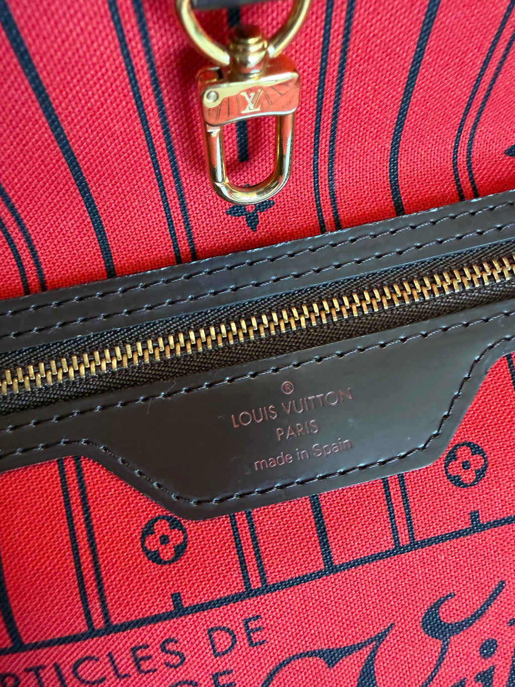 Louis Vuitton Neverfull MM Damier Ebene