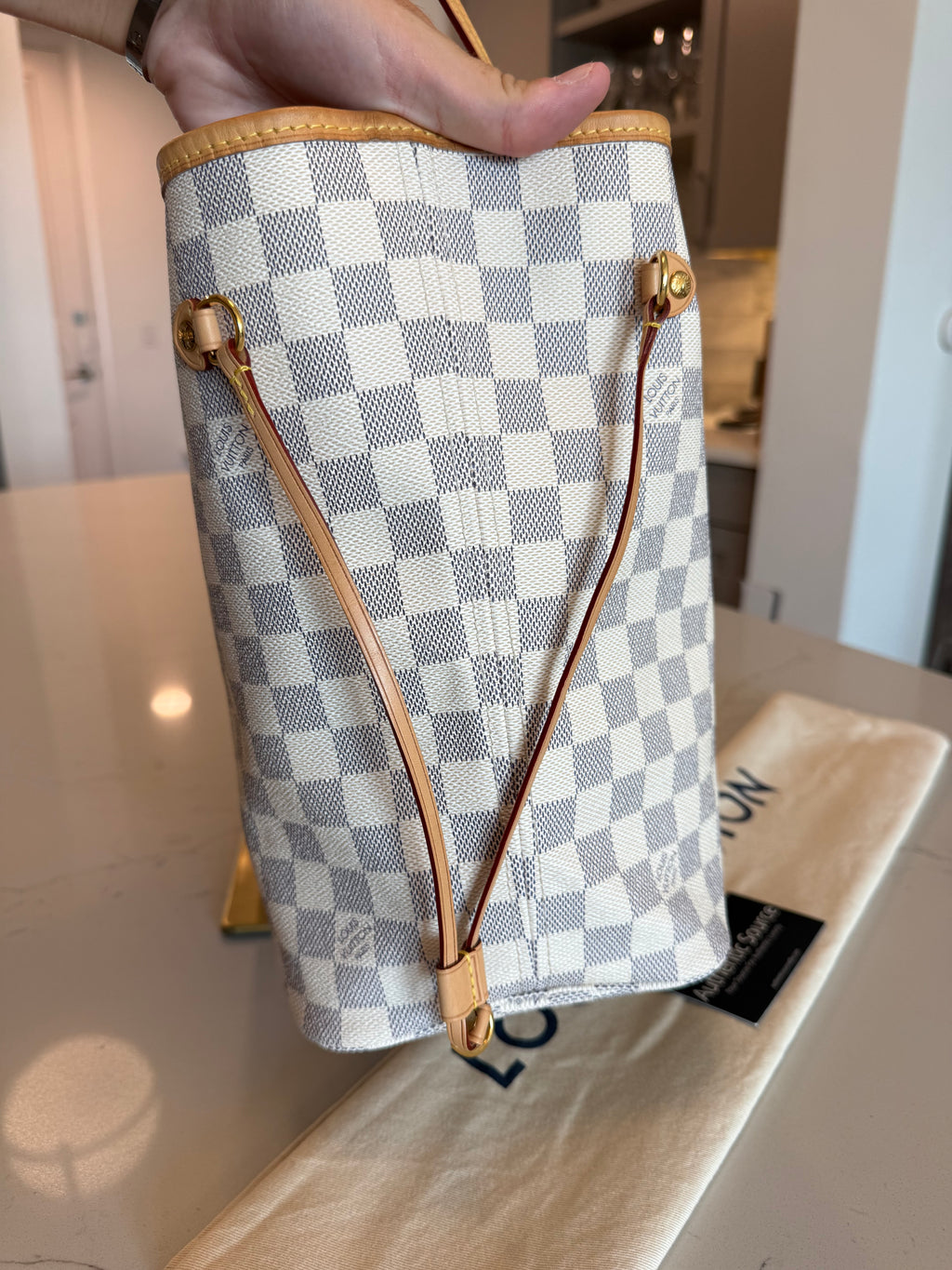 Louis Vuitton Neverfull MM Damier Azur